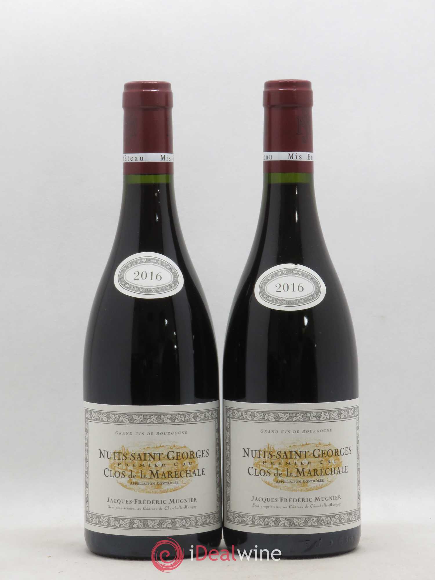 Nuits-Saint-Georges 1er Cru Clos de La Maréchale Jacques-Frédéric Mugnier 2016 - Lot de 2 bouteilles - 0