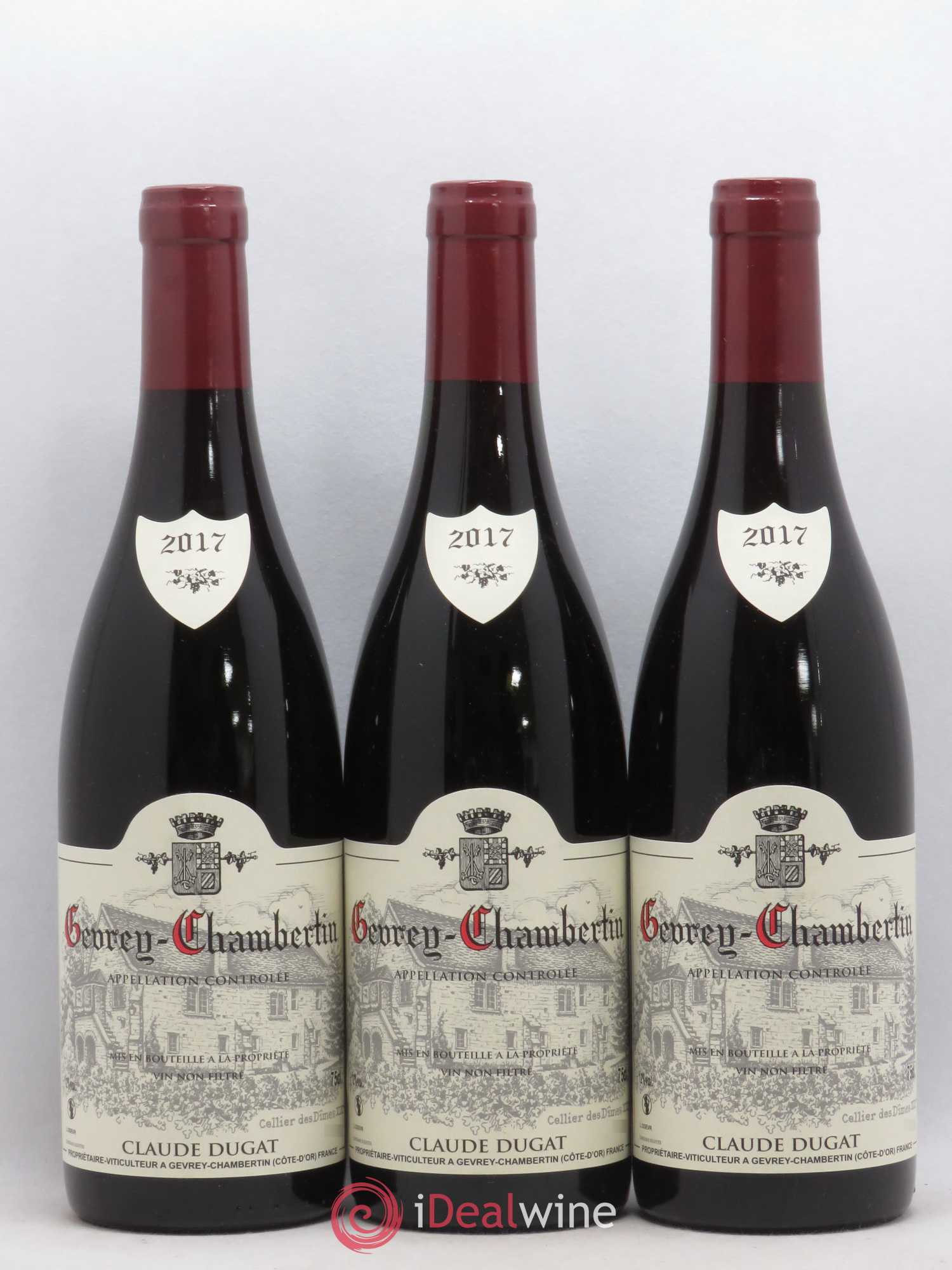 Gevrey-Chambertin Claude Dugat 2017 - Lot de 6 bouteilles - 1