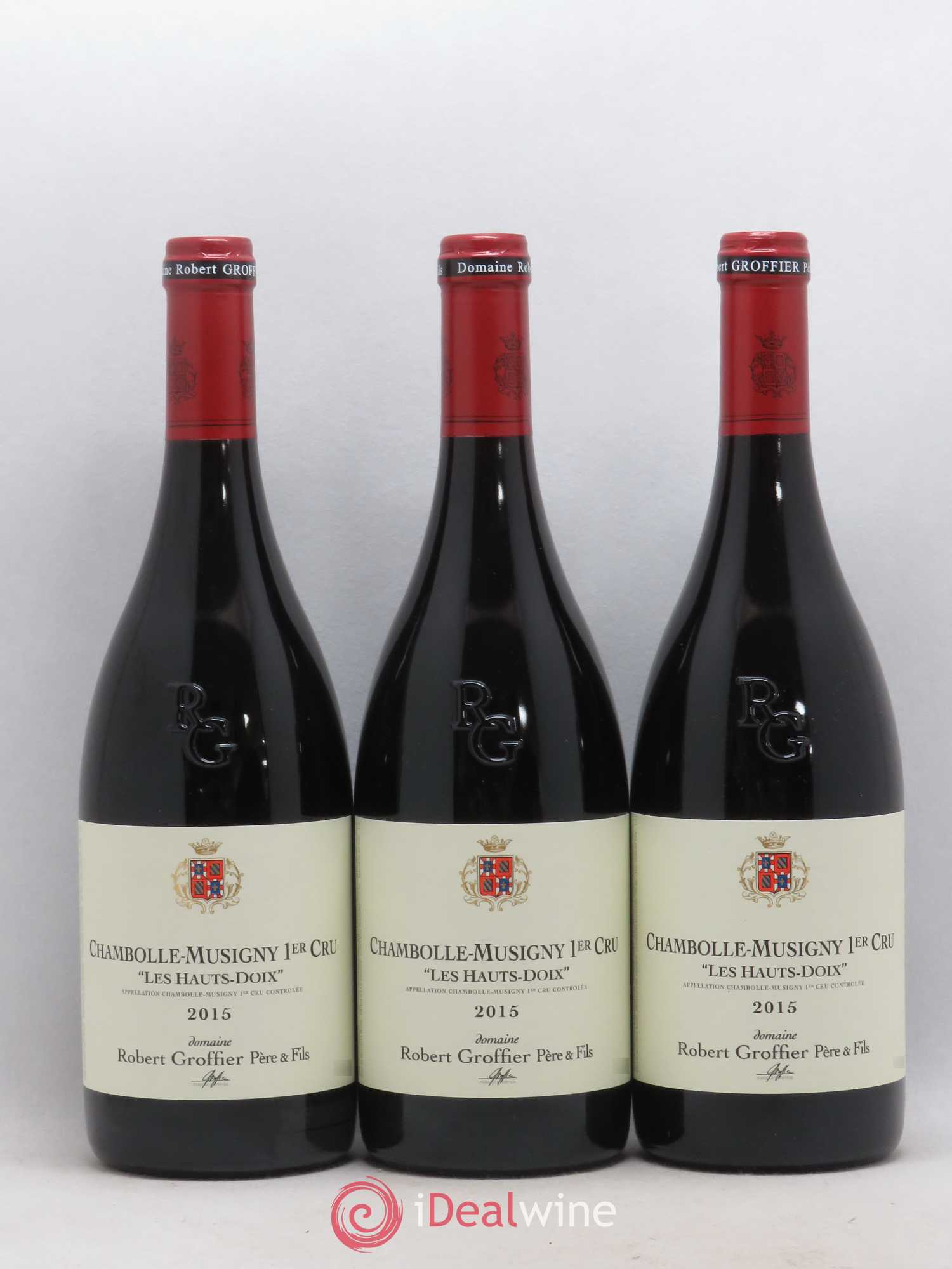 Chambolle-Musigny 1er Cru Les Hauts Doix Robert Groffier Père & Fils (Domaine) 2015 - Lot de 3 bouteilles - 0