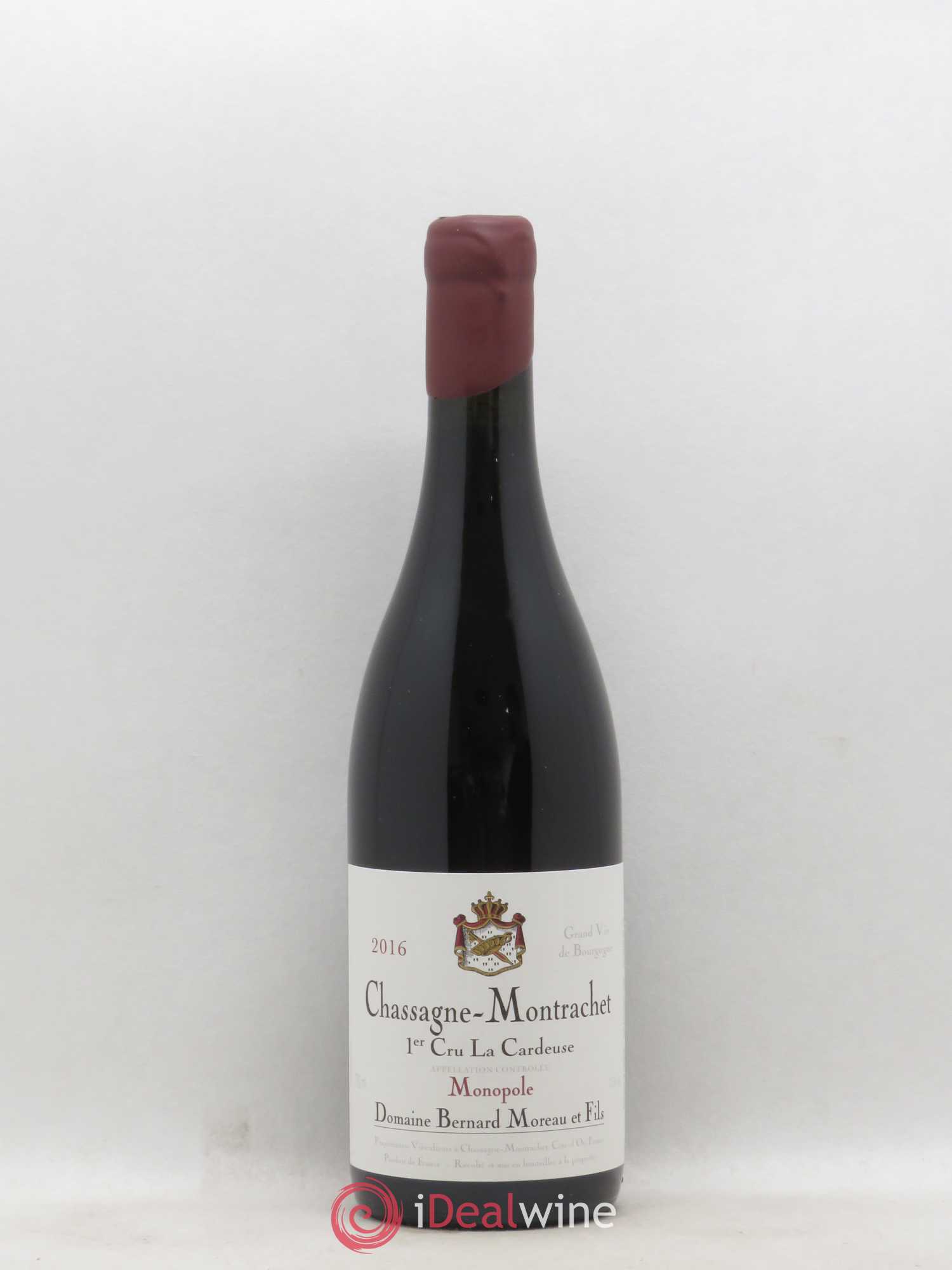 Chassagne-Montrachet 1er Cru La Cardeuse Bernard Moreau et Fils 2016 - Posten von 1 Flasche - 0