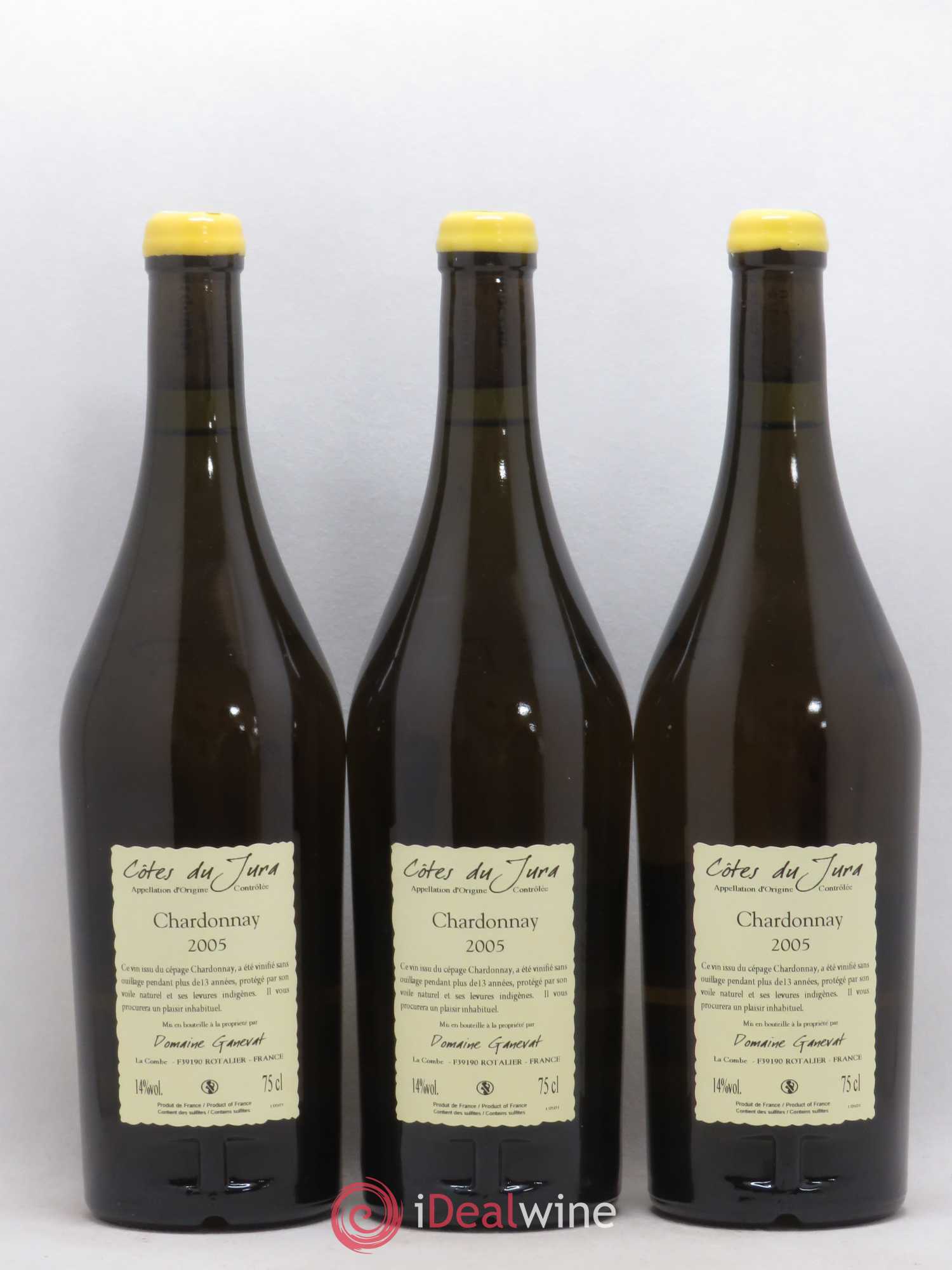 Côtes du Jura Cuvée du Pépé Jean-François Ganevat (Domaine) 2005 - Lot de 3 bouteilles - 1