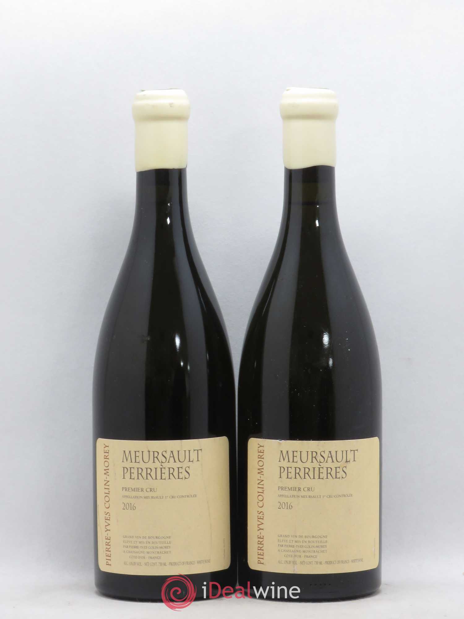 Meursault 1er Cru Les Perrières Pierre-Yves Colin Morey 2016 - Lot de 2 bouteilles - 0