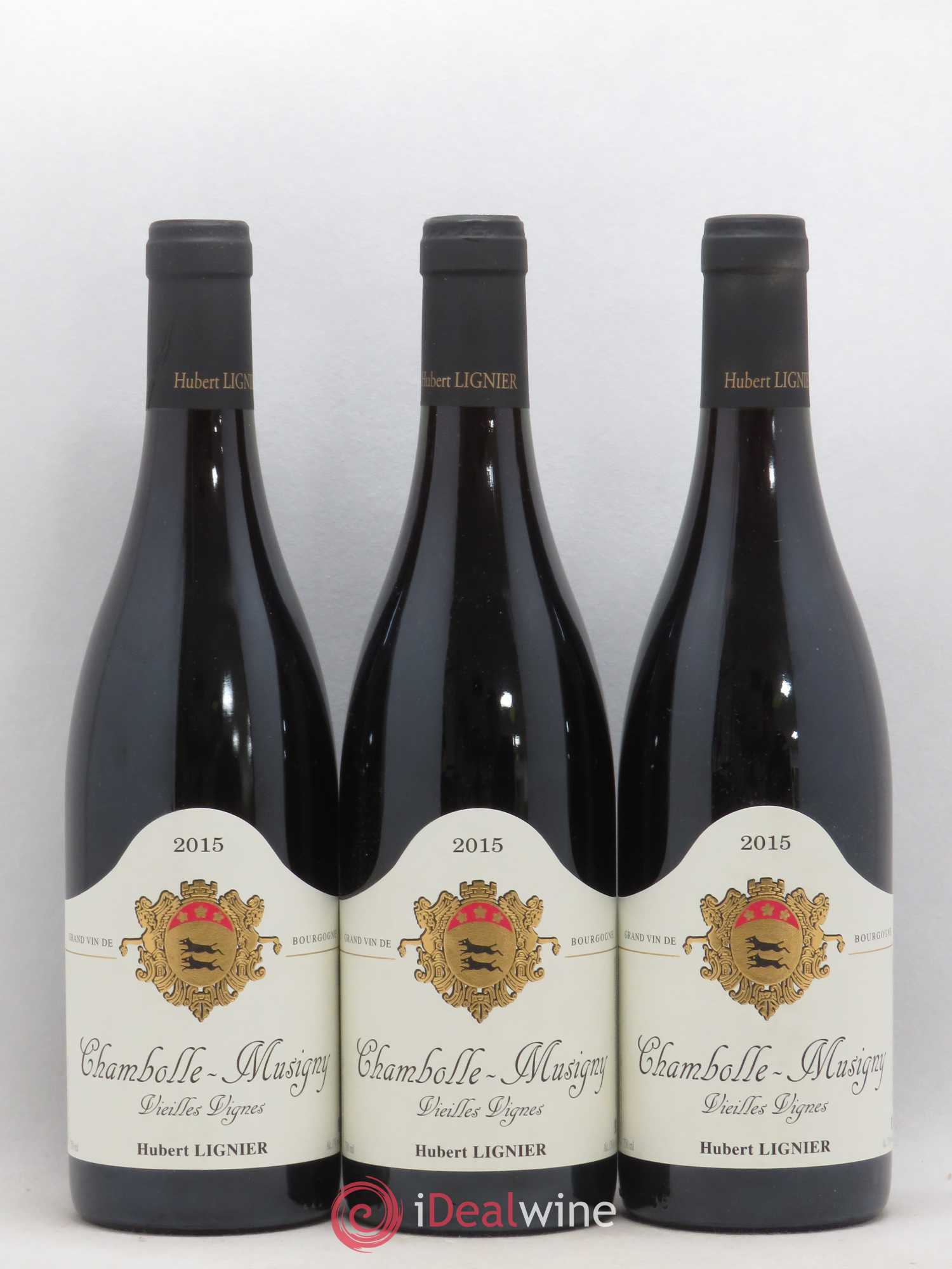 Chambolle-Musigny Vieilles Vignes Hubert Lignier 2015 - Posten von 3 Flaschen - 0