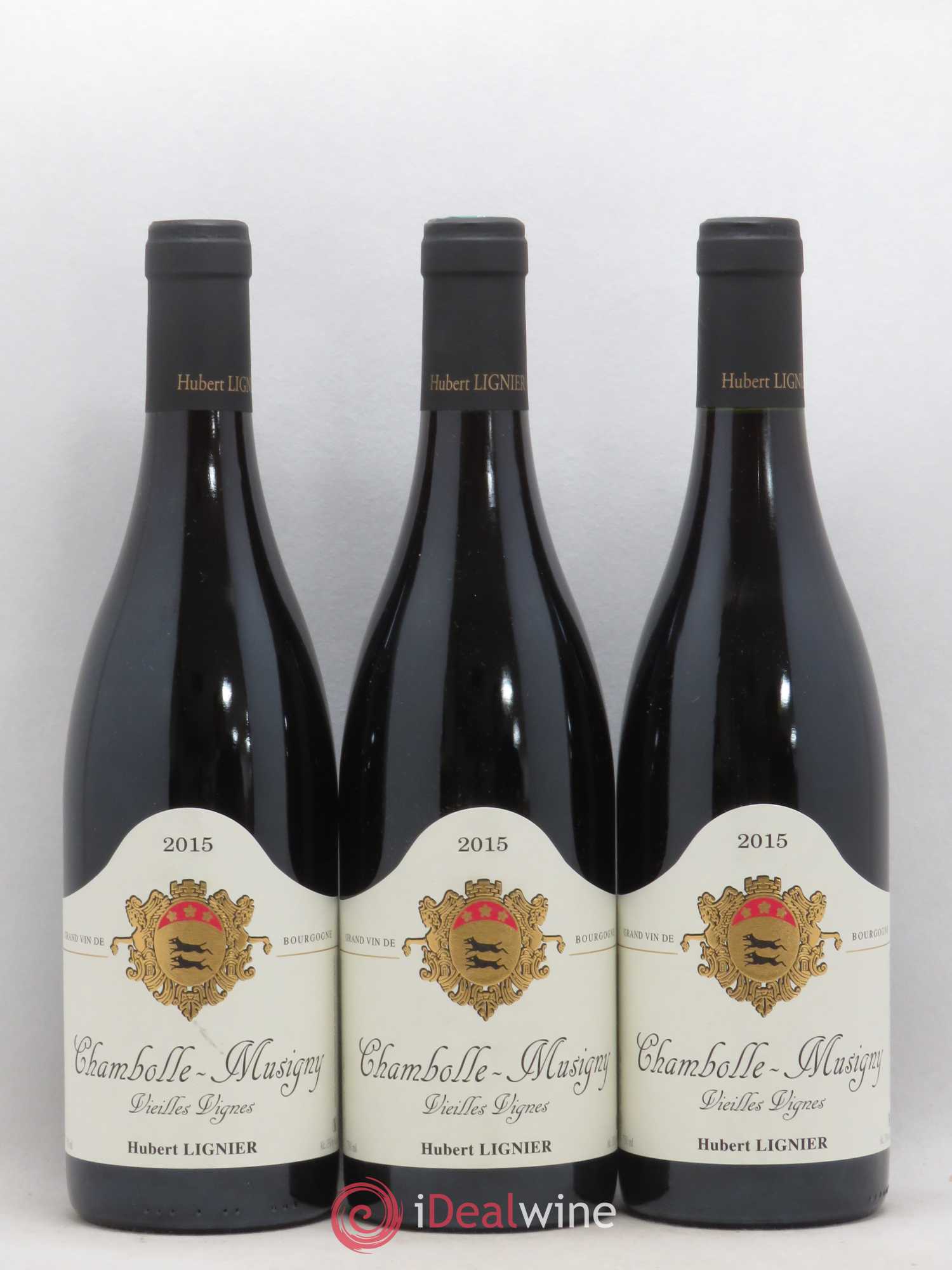 Chambolle-Musigny Vieilles Vignes Hubert Lignier 2015 - Posten von 3 Flaschen - 0