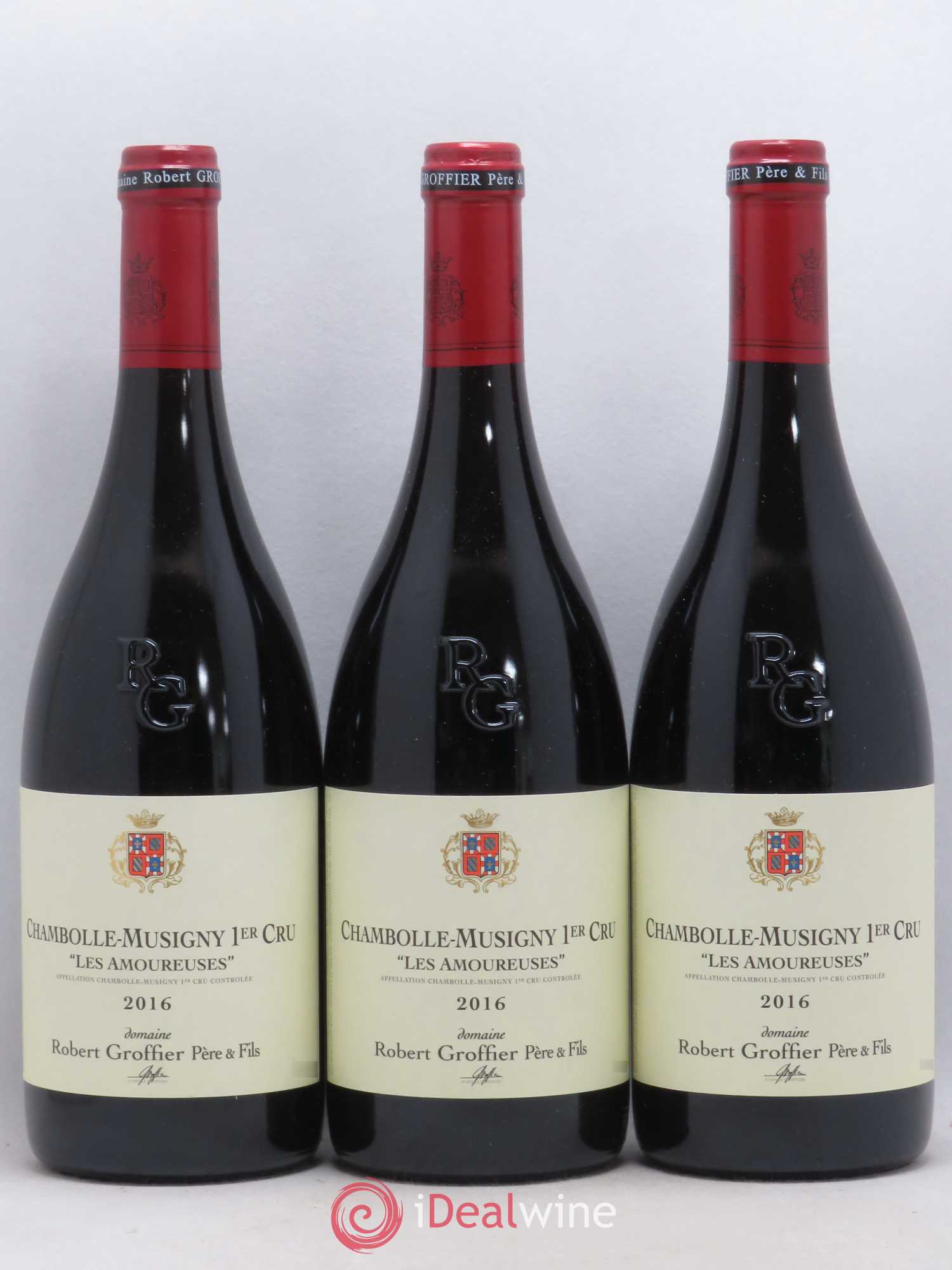 Chambolle-Musigny 1er Cru Les Amoureuses Robert Groffier Père & Fils (Domaine) 2016 - Lot de 3 bouteilles - 0