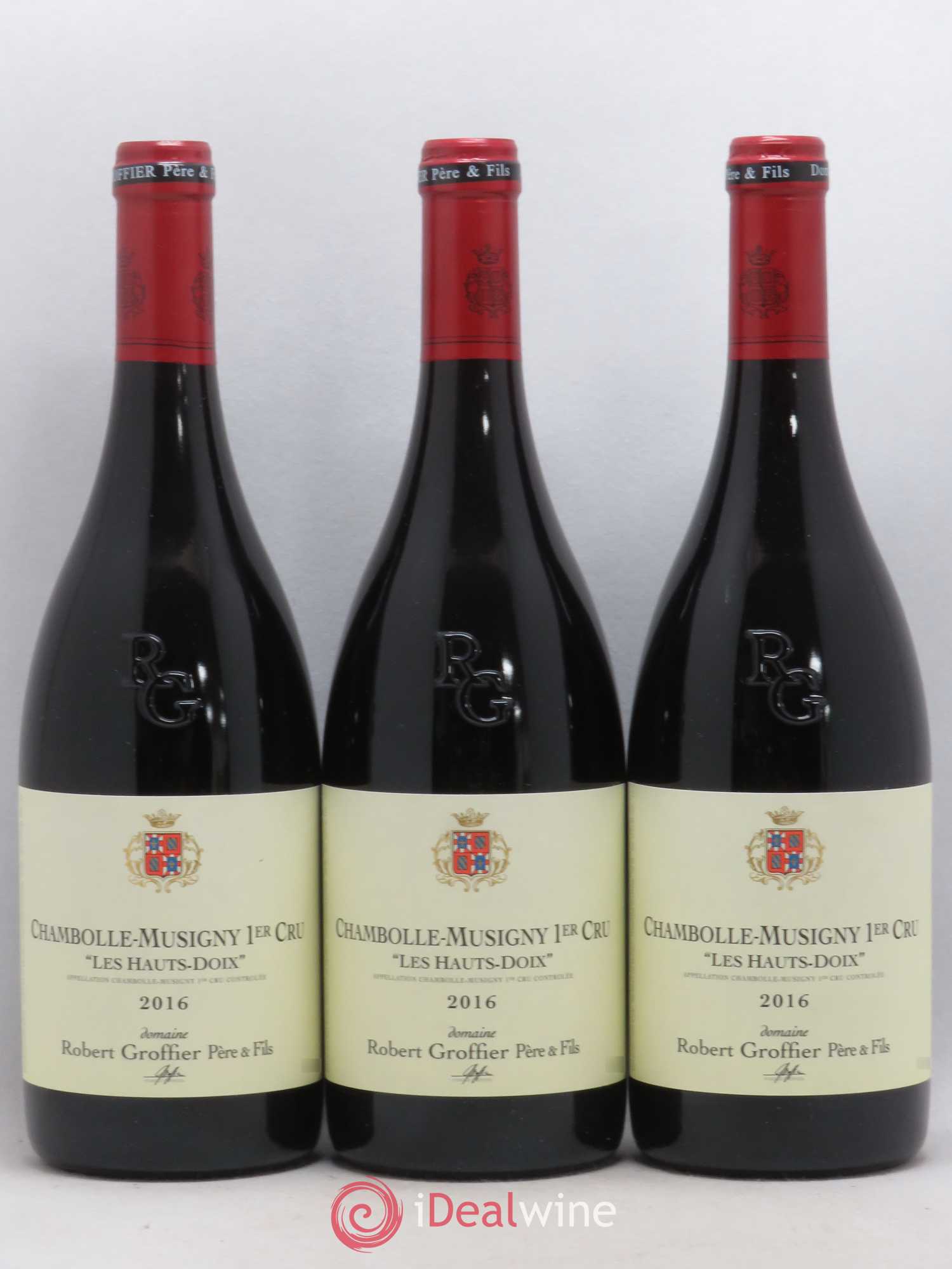 Chambolle-Musigny 1er Cru Les Hauts Doix Robert Groffier Père & Fils (Domaine) 2016 - Lot de 3 bouteilles - 0
