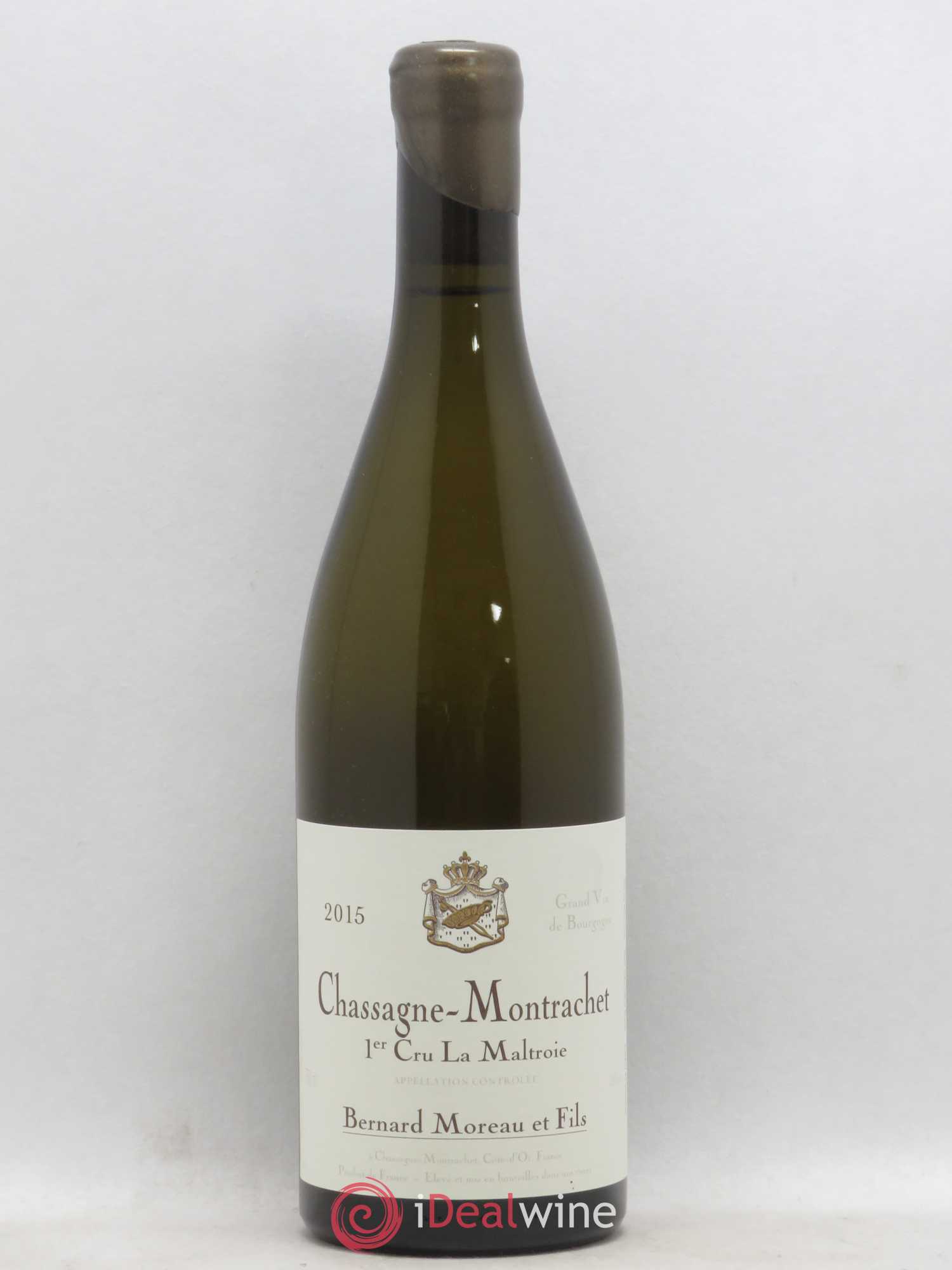 Chassagne-Montrachet 1er Cru La Maltroie Bernard Moreau et Fils (Domaine) 2015 - Lot de 1 bouteille - 0