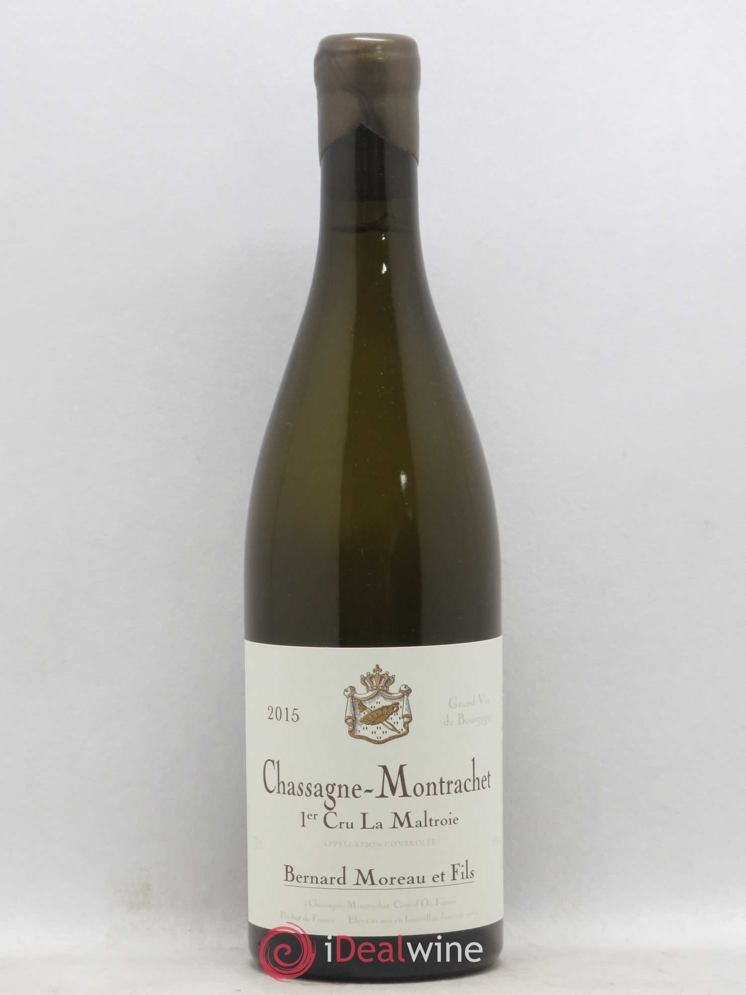 Chassagne-Montrachet 1er Cru La Maltroie Bernard Moreau et Fils (Domaine) 2015 - Lot de 1 bouteille - 0
