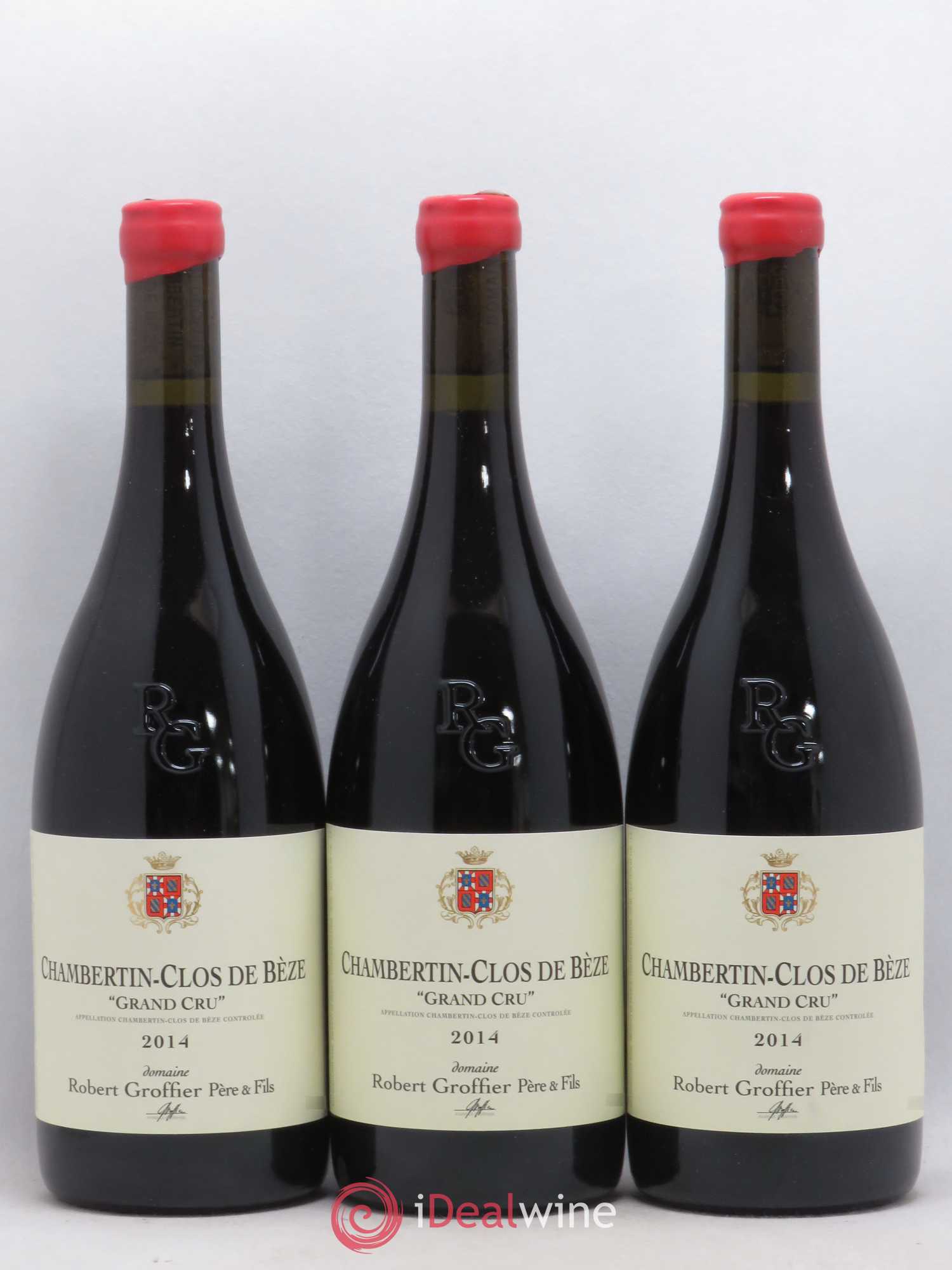 Chambertin Clos de Bèze Grand Cru Robert Groffier Père & Fils (Domaine) 2014 - Lot de 3 bouteilles - 0