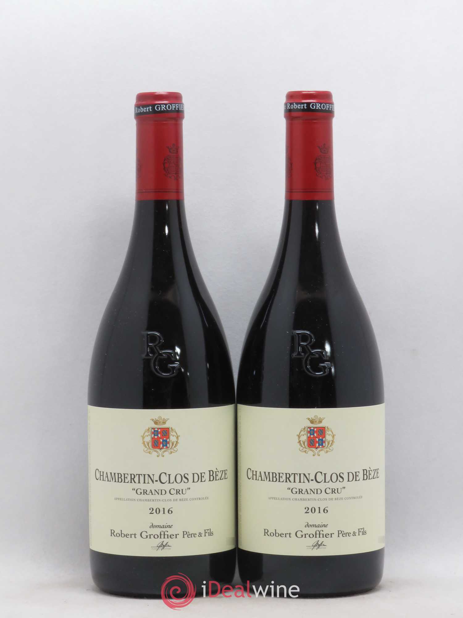 Chambertin Clos de Bèze Grand Cru Robert Groffier Père & Fils (Domaine) 2016 - Lot de 2 bouteilles - 0