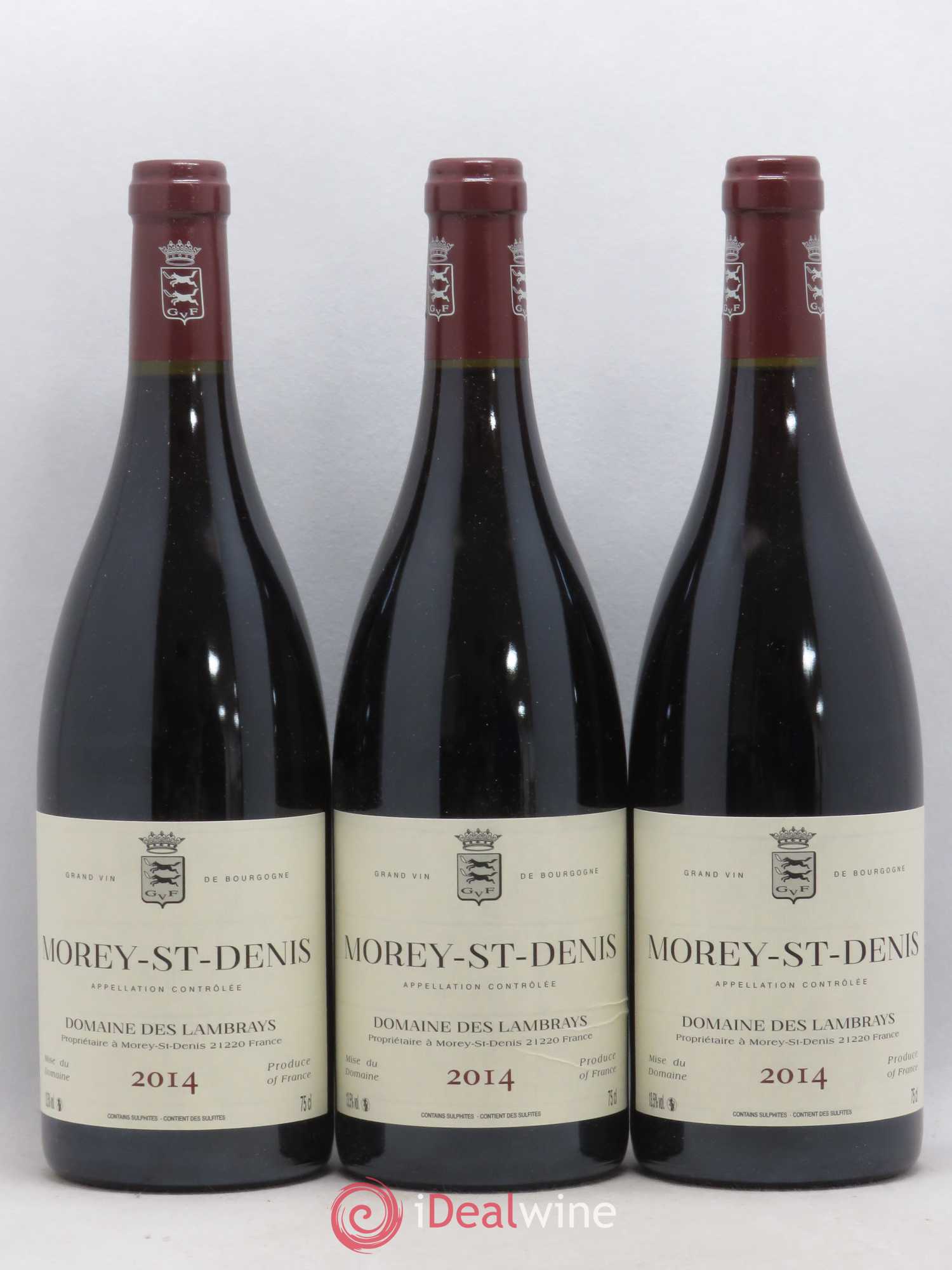 Morey-Saint-Denis Domaine des Lambrays 2014 - Lot de 3 bouteilles - 0