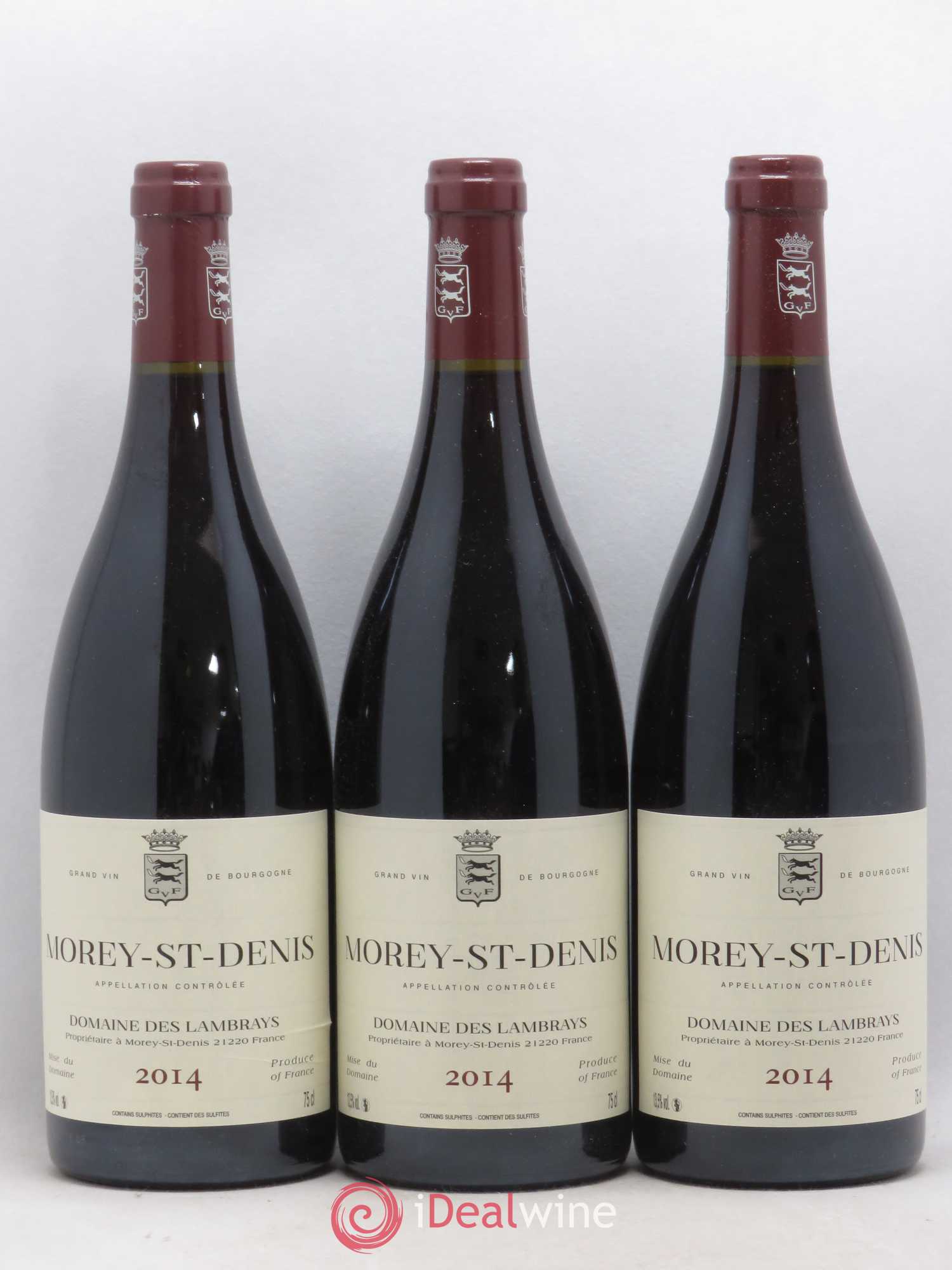 Morey-Saint-Denis Domaine des Lambrays 2014 - Lot de 3 bouteilles - 0