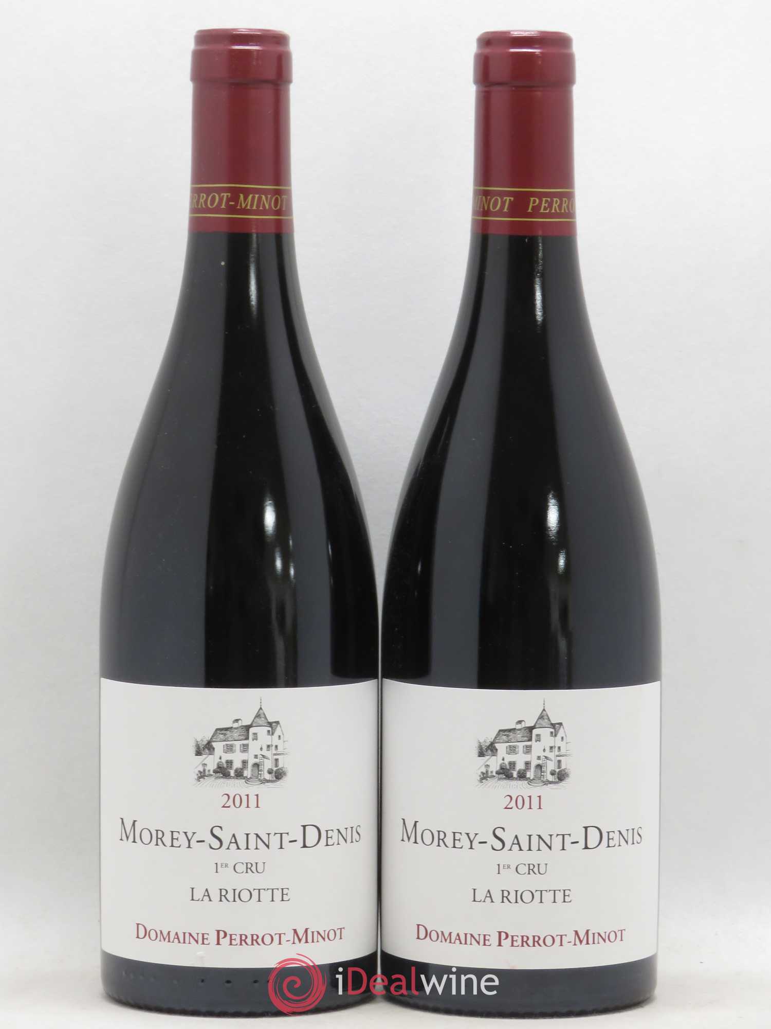 Morey-Saint-Denis 1er Cru La Riotte Vieilles Vignes Perrot-Minot Vieilles vignes 2011 - Lot de 2 bouteilles - 0