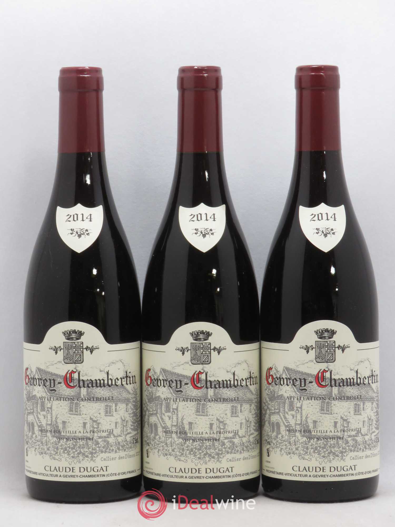 Gevrey-Chambertin Claude Dugat 2014 - Lot de 3 bouteilles - 0