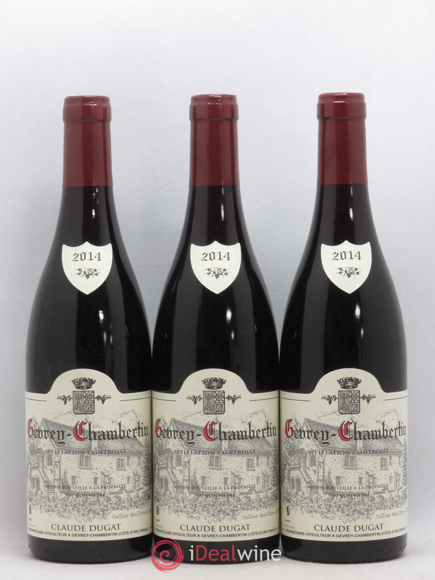 Gevrey-Chambertin Claude Dugat 2014 - Lot de 3 bouteilles - 0