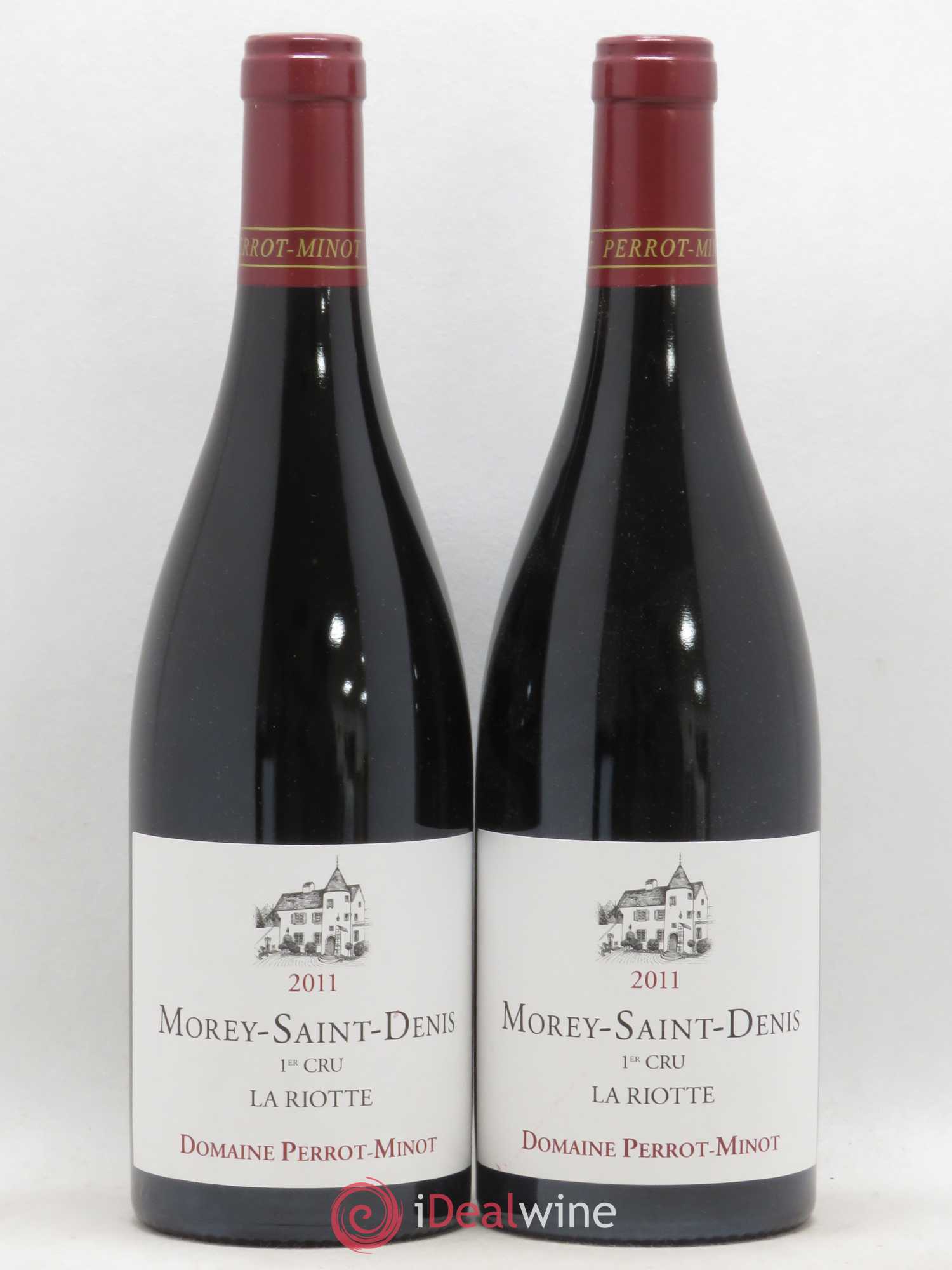 Morey-Saint-Denis 1er Cru La Riotte Vieilles Vignes Perrot-Minot Vieilles vignes 2011 - Lot de 2 bouteilles - 0
