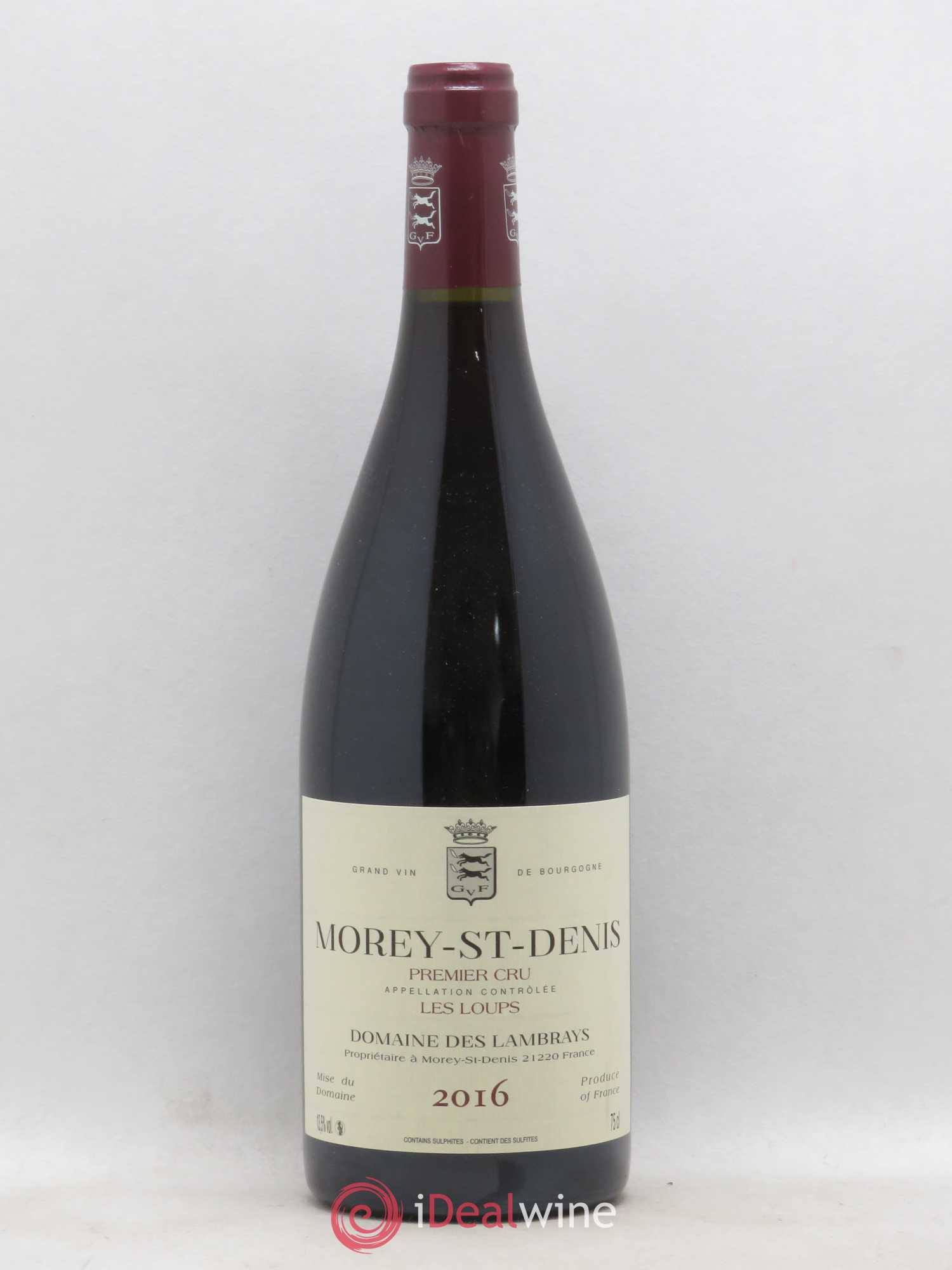 Morey-Saint-Denis 1er Cru Les Loups Domaine des Lambrays 2016 - Lot de 1 bouteille - 0