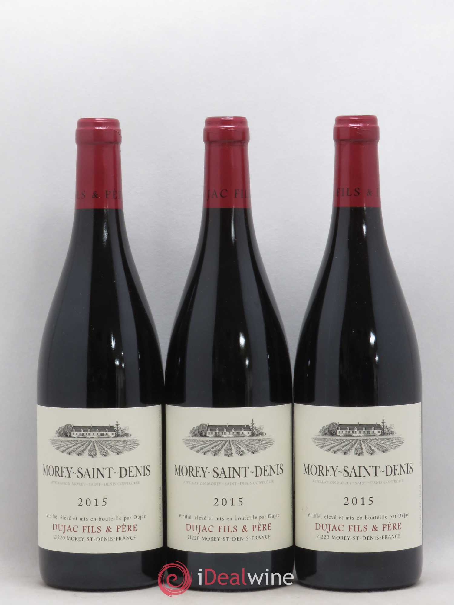 Morey-Saint-Denis Dujac Fils et Père 2015 - Lot de 3 bouteilles - 0
