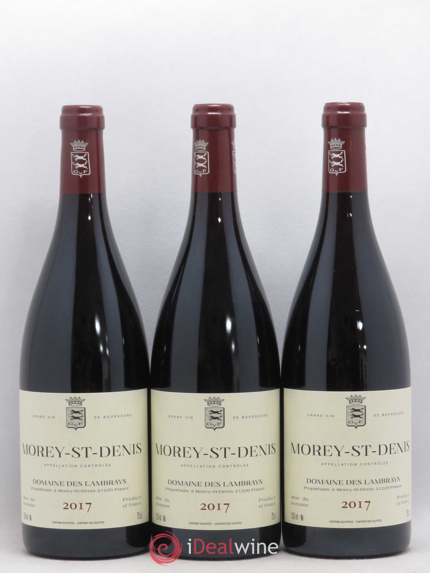 Morey-Saint-Denis Domaine des Lambrays 2017 - Lot de 3 bouteilles - 0