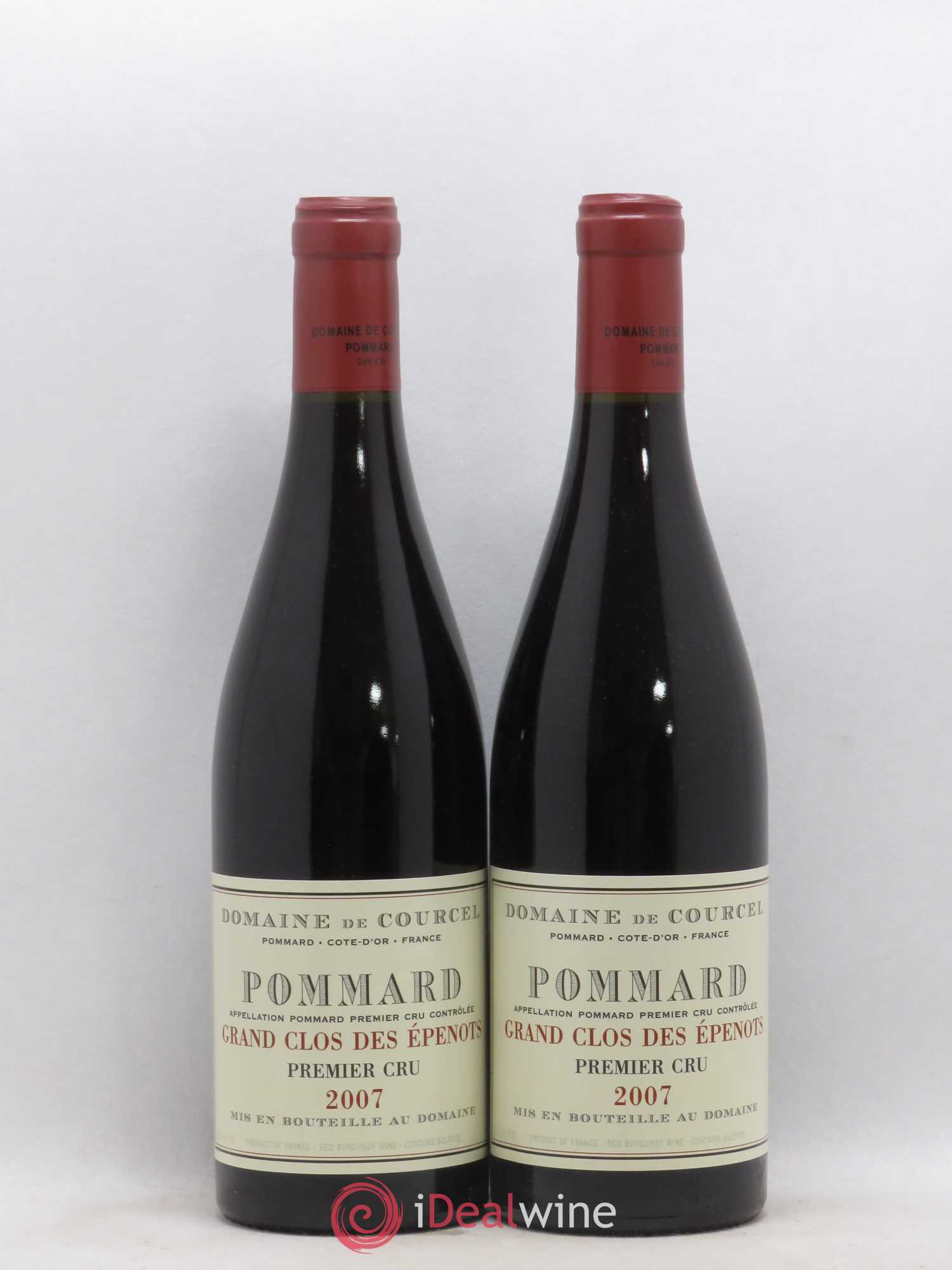 Pommard 1er Cru Grand Clos des Epenots de Courcel (Domaine) 2007 - Lot de 2 bouteilles - 0