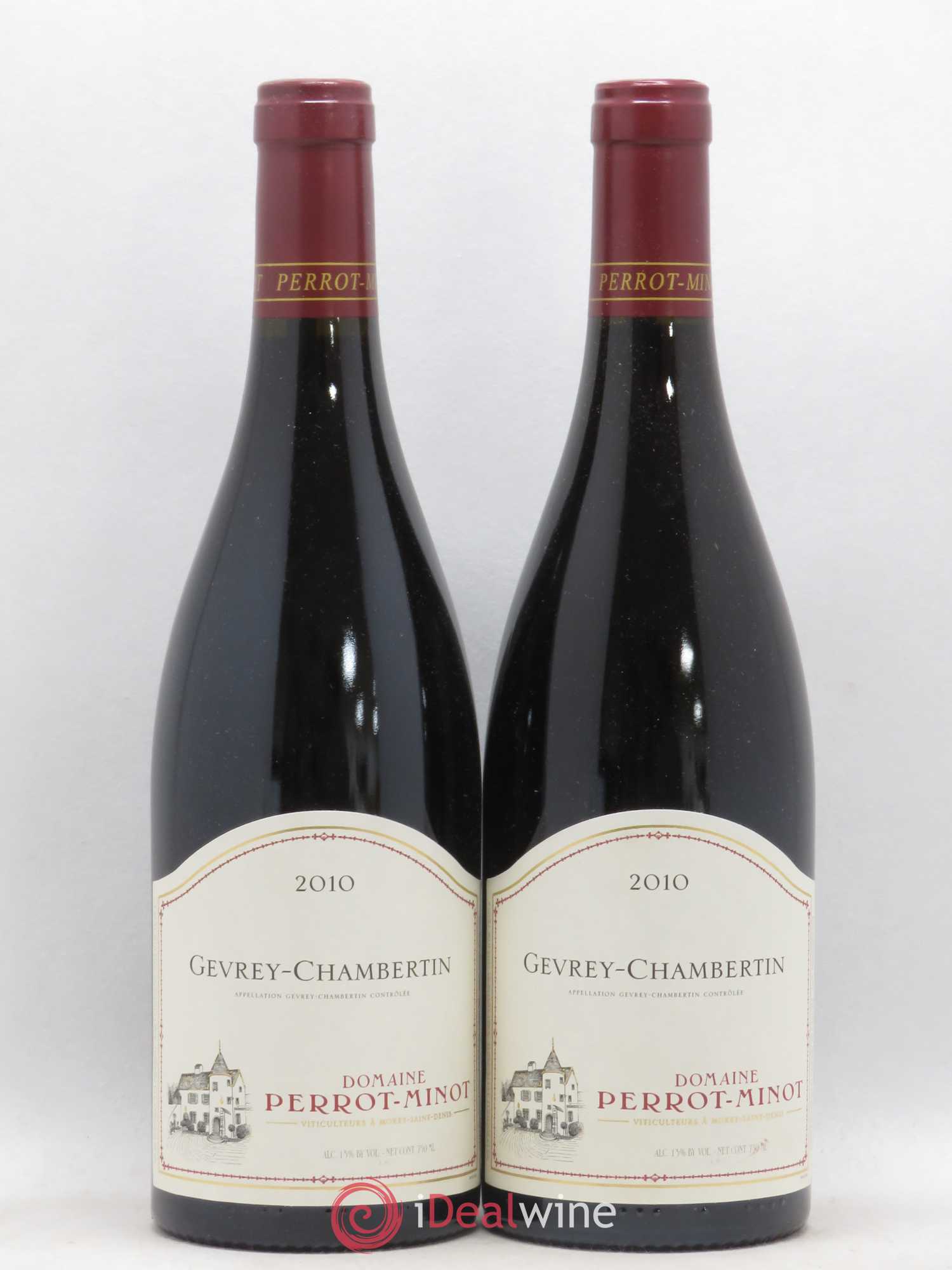 Gevrey-Chambertin Perrot-Minot 2010 - Lot de 2 bouteilles - 0