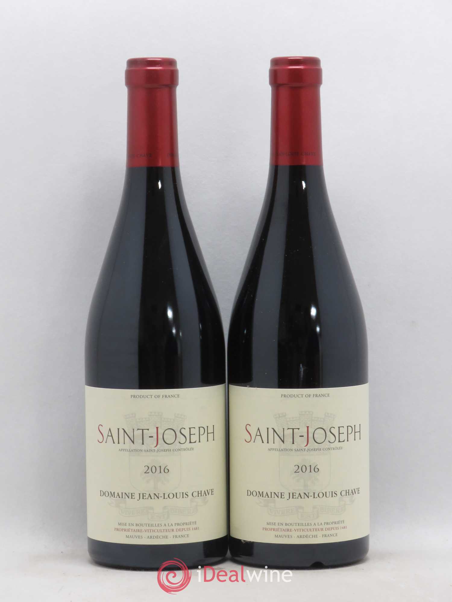 Saint-Joseph Jean-Louis Chave 2016 - Lot de 2 bouteilles - 0
