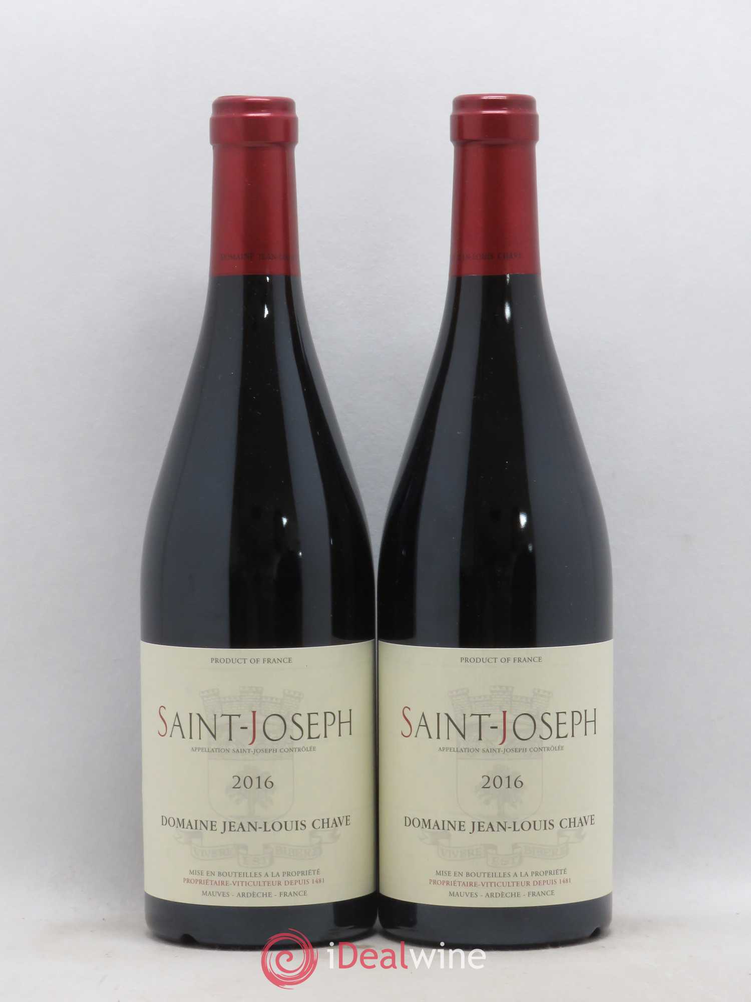 Saint-Joseph Jean-Louis Chave 2016 - Lot de 2 bouteilles - 0