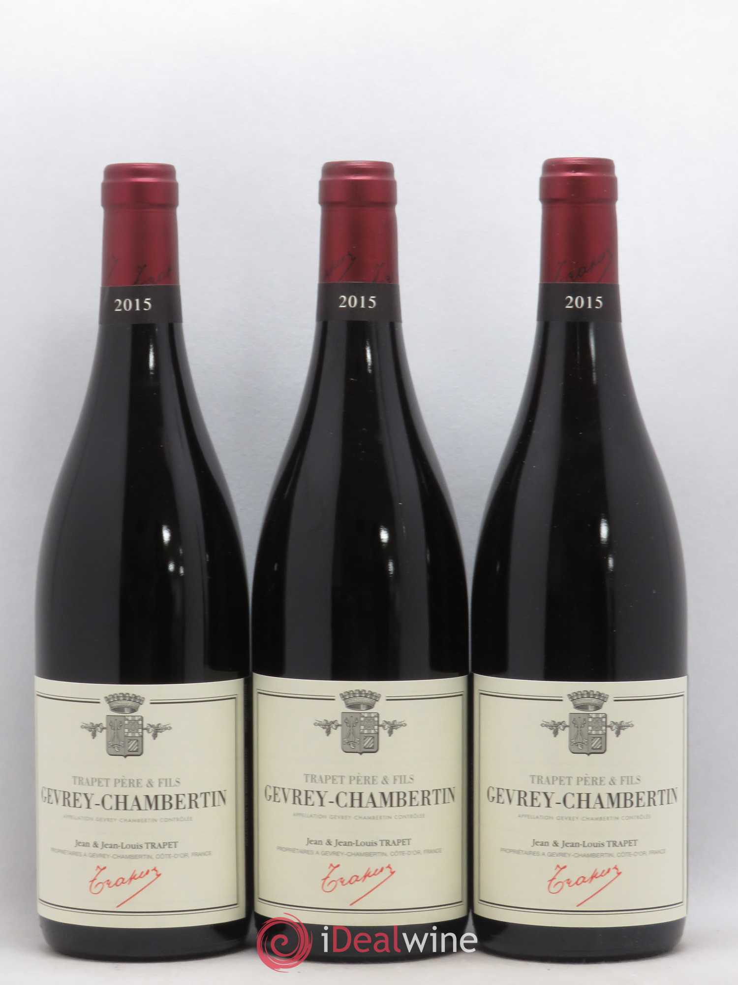 Gevrey-Chambertin Domaine Trapet 2015 - Lot de 3 bouteilles - 0