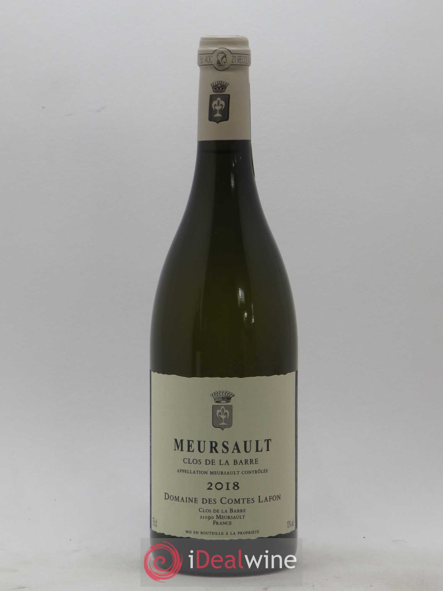 Meursault Clos de la Barre Comtes Lafon (Domaine des) 2018 - Lot de 1 bouteille - 0