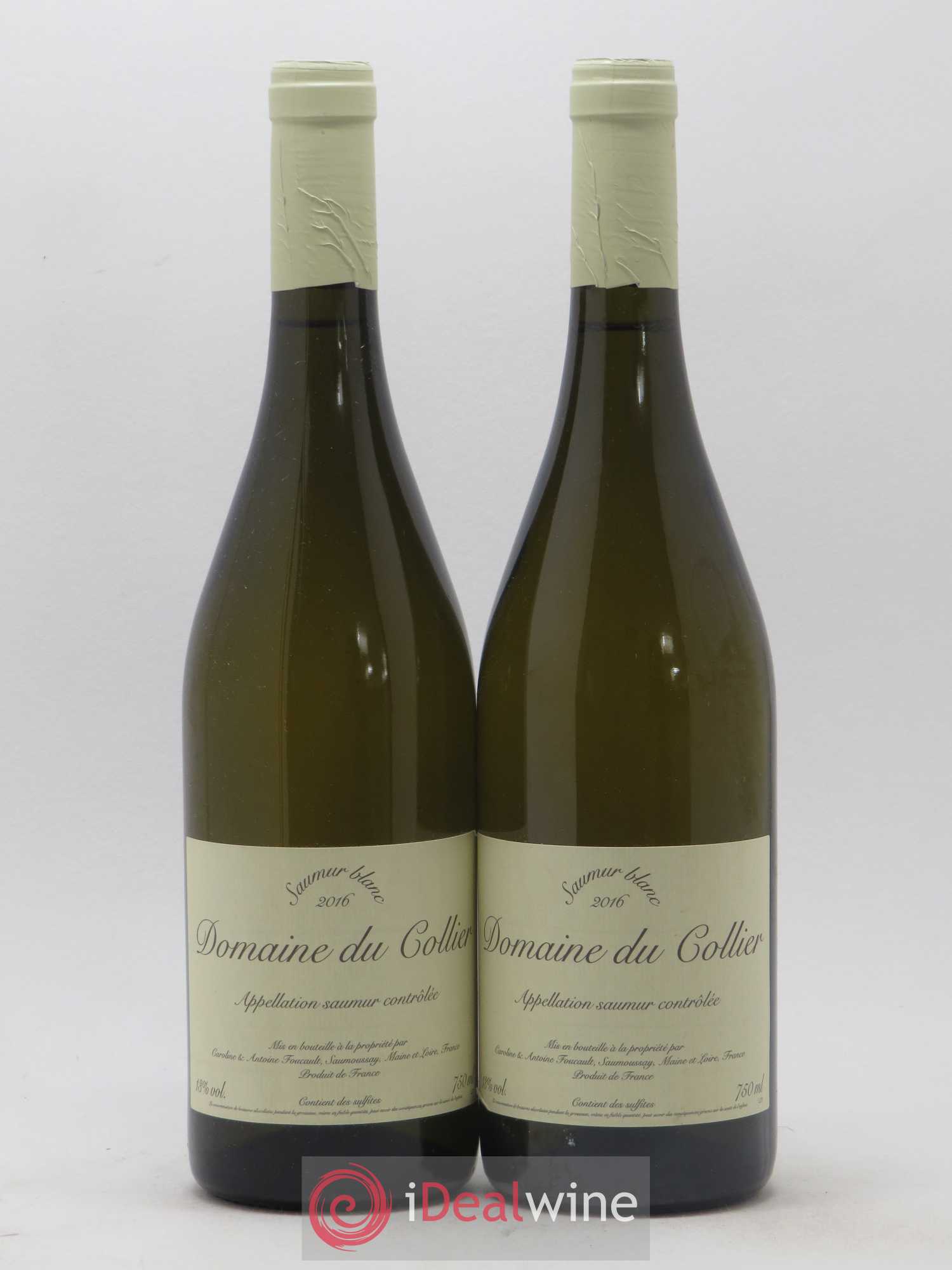 Saumur Domaine du Collier 2016 - Lot de 2 bouteilles - 0