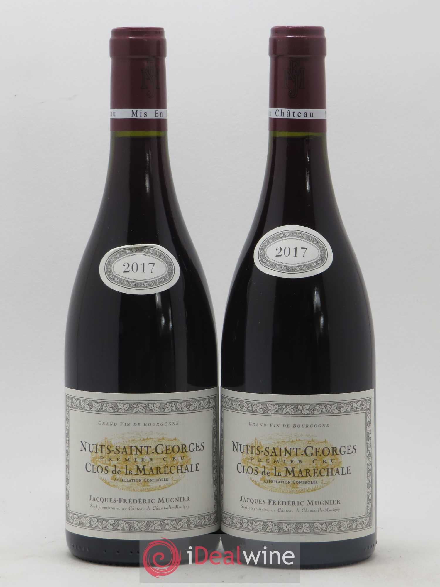 Nuits-Saint-Georges 1er Cru Clos de La Maréchale Jacques-Frédéric Mugnier 2017 - Lot de 2 bouteilles - 0
