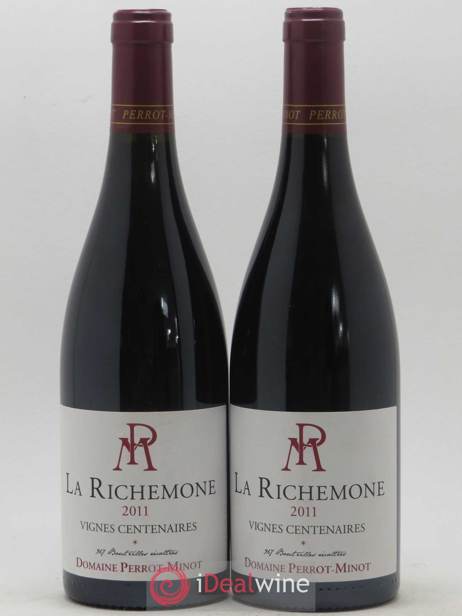 Nuits-Saint-Georges 1er Cru La Richemone Cuvée Ultra Vieilles Vignes Perrot-Minot 2011 - Lot de 2 bouteilles - 0