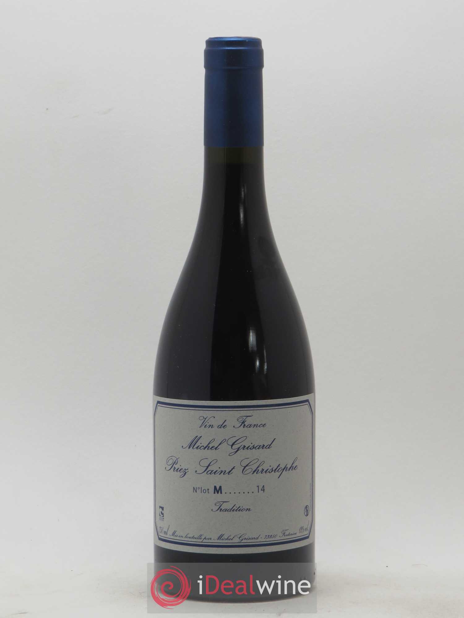 Vin de France Mondeuse Tradition Priez Saint Christophe Michel Grisard 2014 - Posten von 1 Flasche - 0