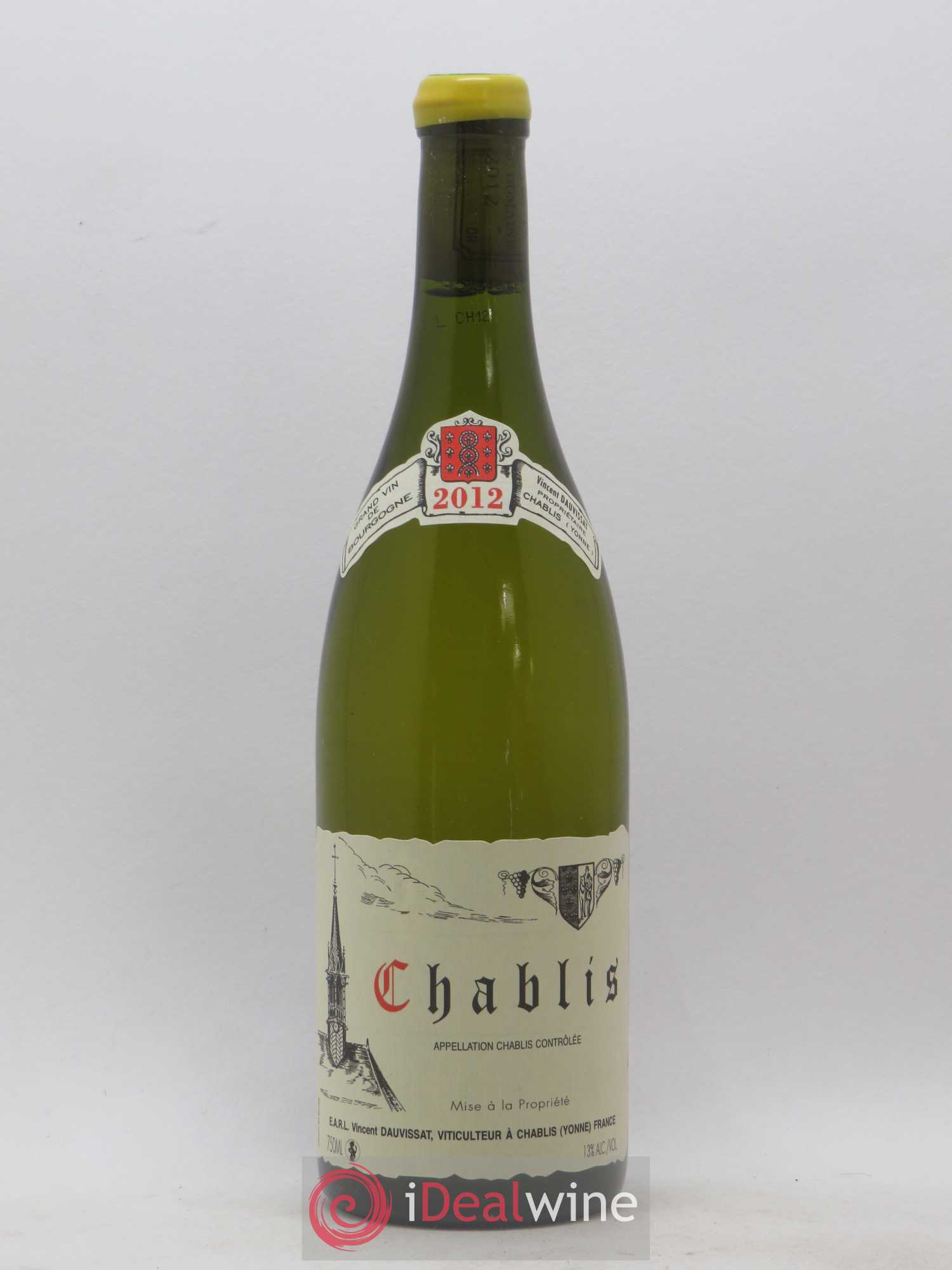 Chablis Vincent Dauvissat (Domaine) 2012 - Lot de 1 bouteille - 0