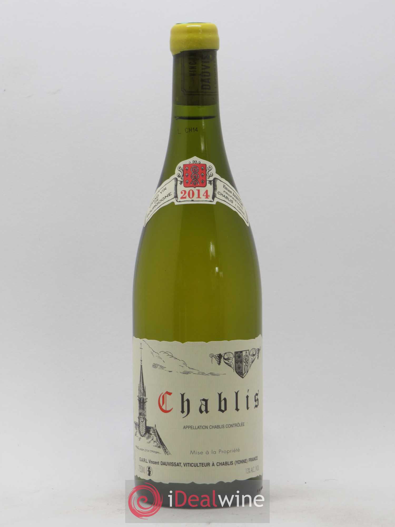 Chablis Vincent Dauvissat (Domaine) 2014 - Lot de 1 bouteille - 0