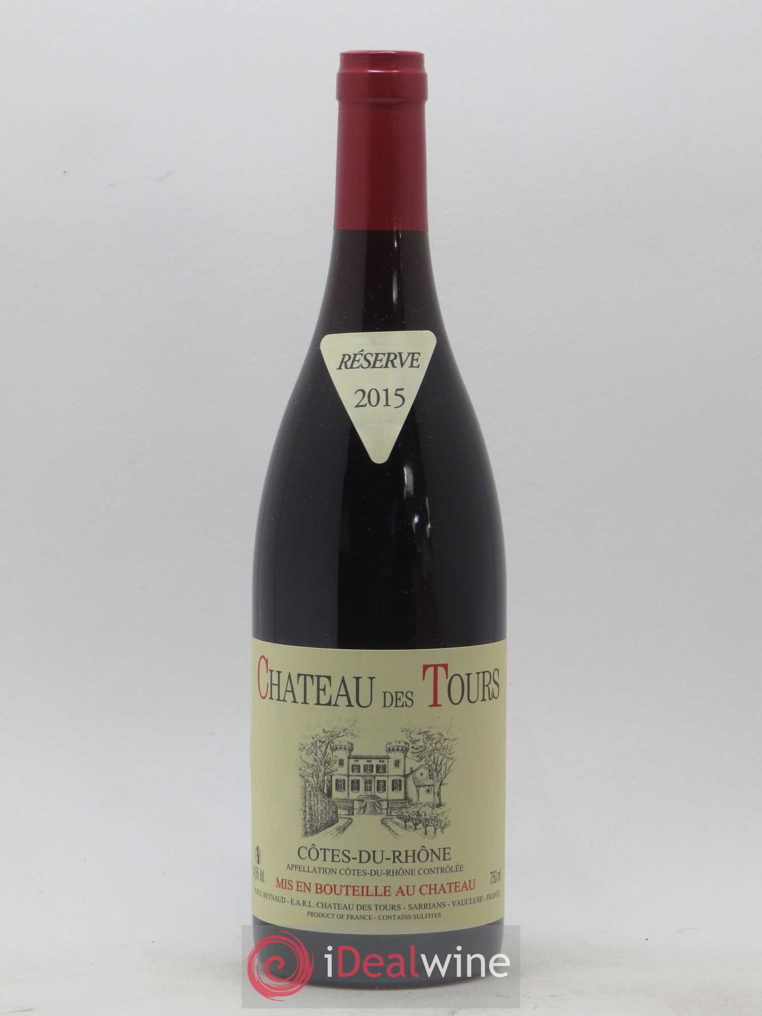 Côtes-du-Rhône Château des Tours Emmanuel Reynaud 2015 - Lot de 1 bouteille - 0