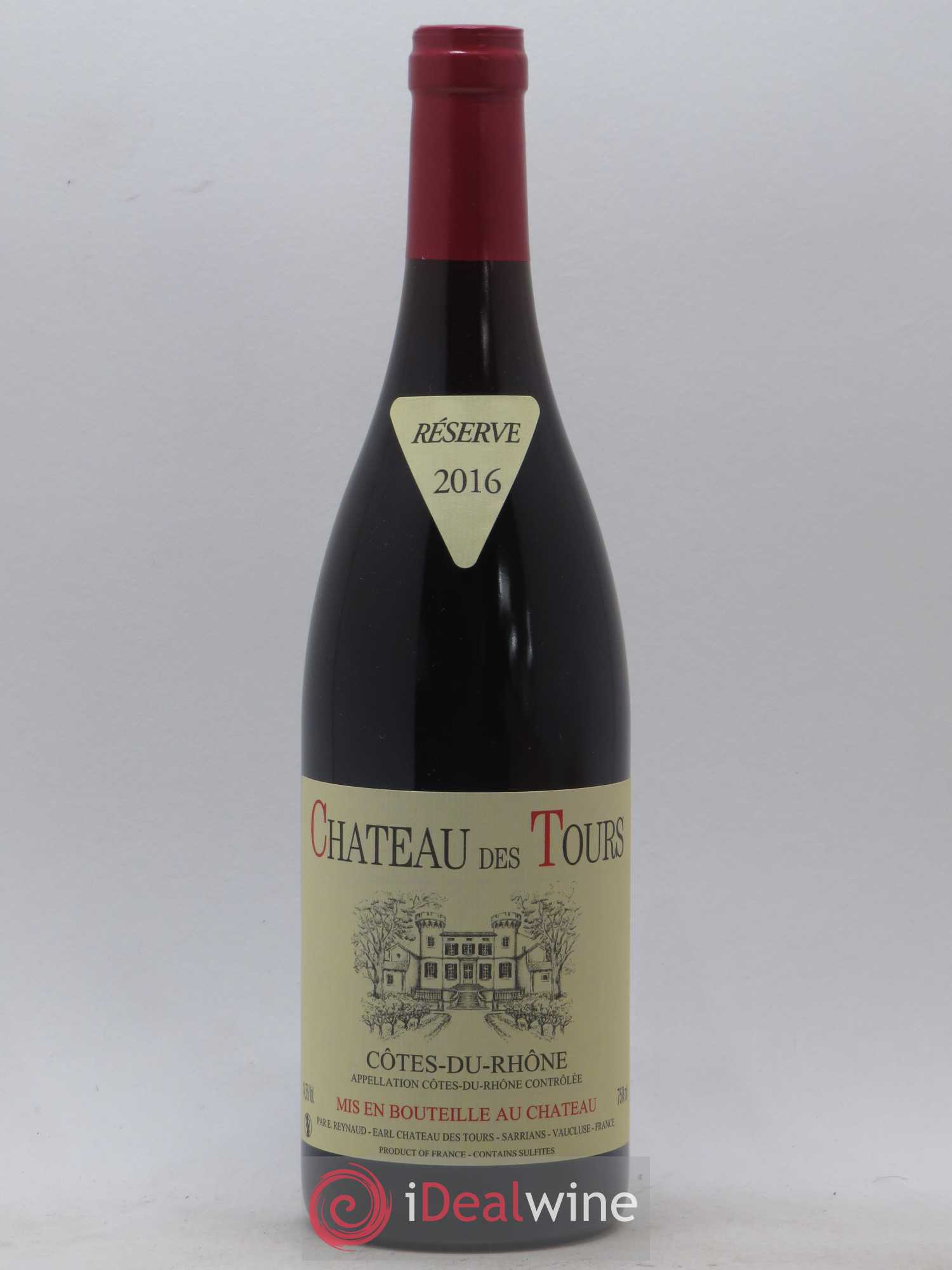 Côtes-du-Rhône Château des Tours Emmanuel Reynaud 2016 - Lot de 1 bouteille - 0