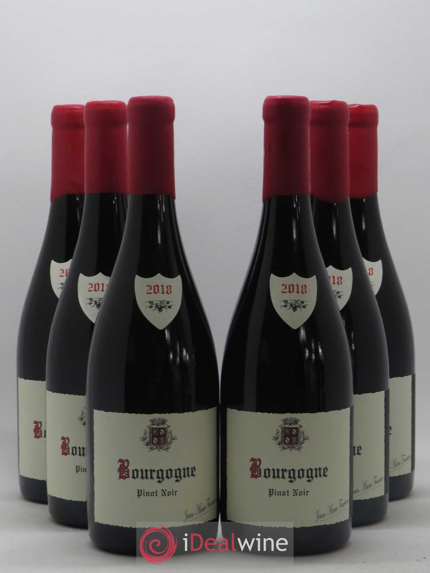 Bourgogne Pinot Noir Domaine Jean Marie Fourrier (sans prix de réserve) 2018 - Posten von 6 Flaschen - 0