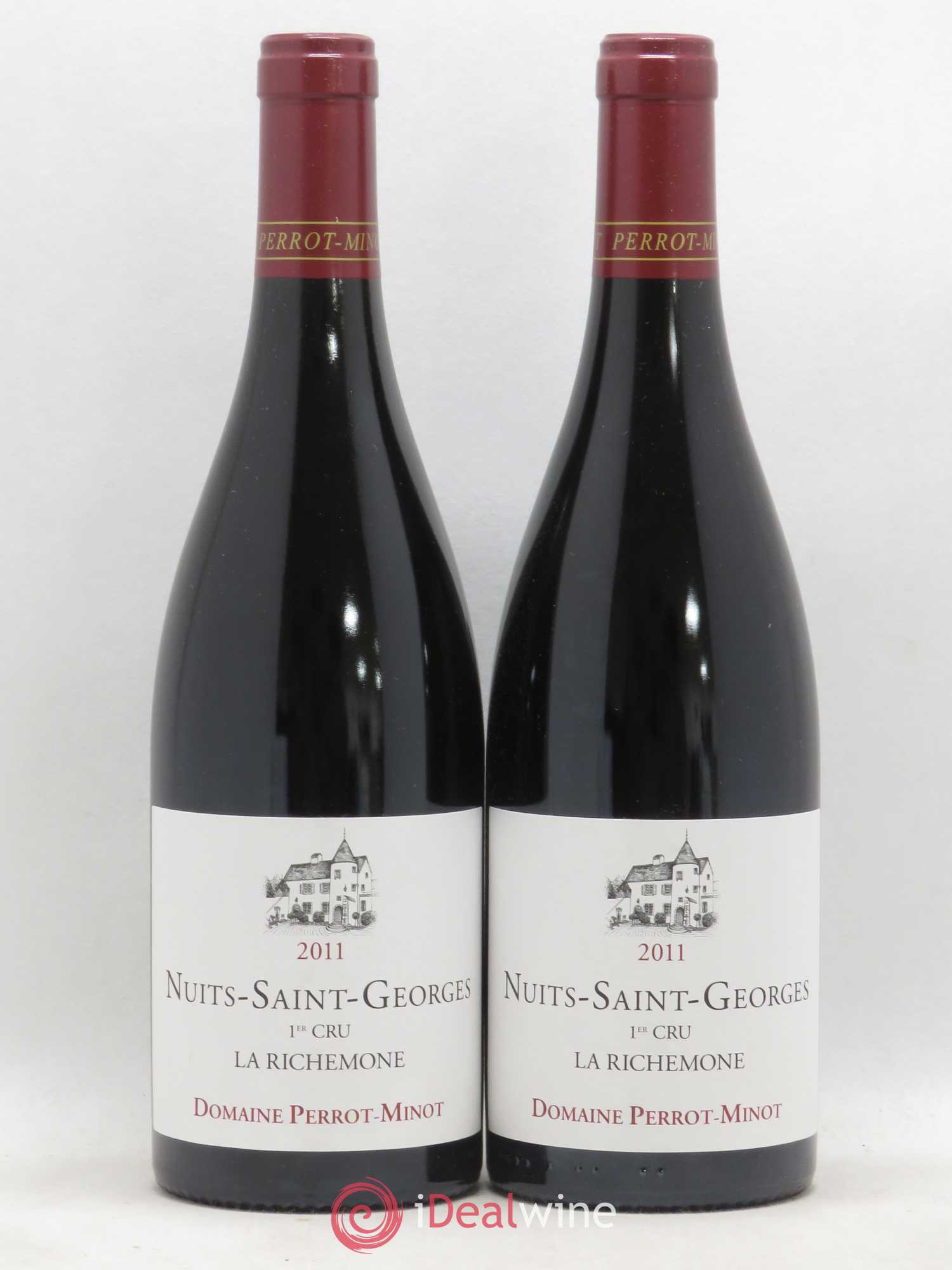 Nuits-Saint-Georges 1er Cru La Richemone Vieilles Vignes Perrot-Minot 2011 - Lot de 2 bouteilles - 0