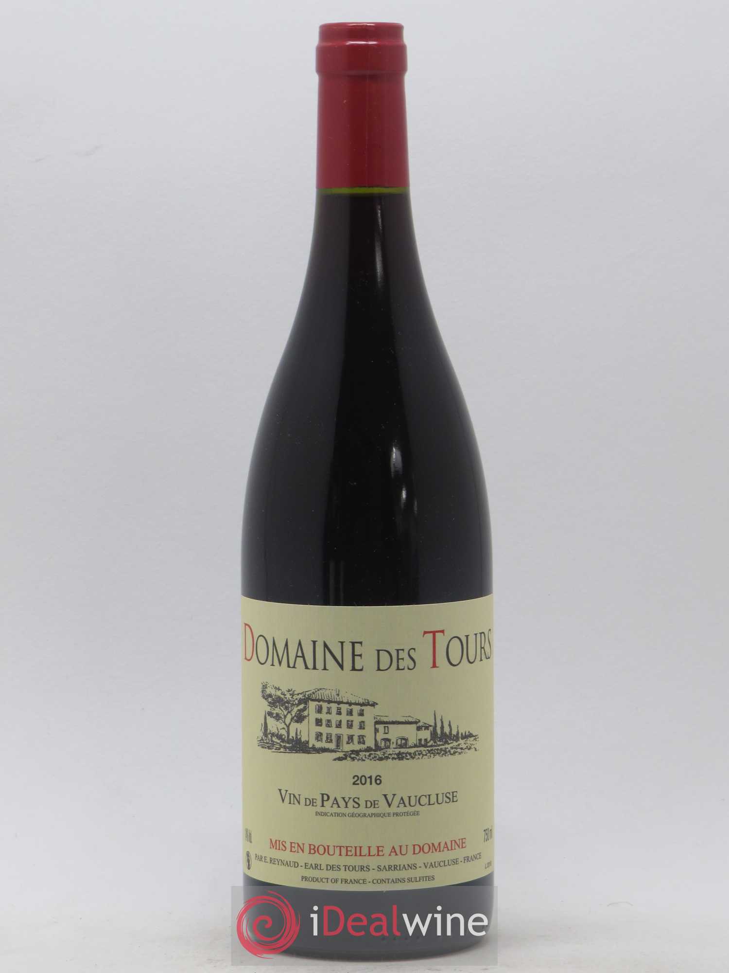 Vaucluse (Vin de Pays de Vaucluse) Domaine des Tours Emmanuel Reynaud 2016 - Lot de 1 bouteille - 0