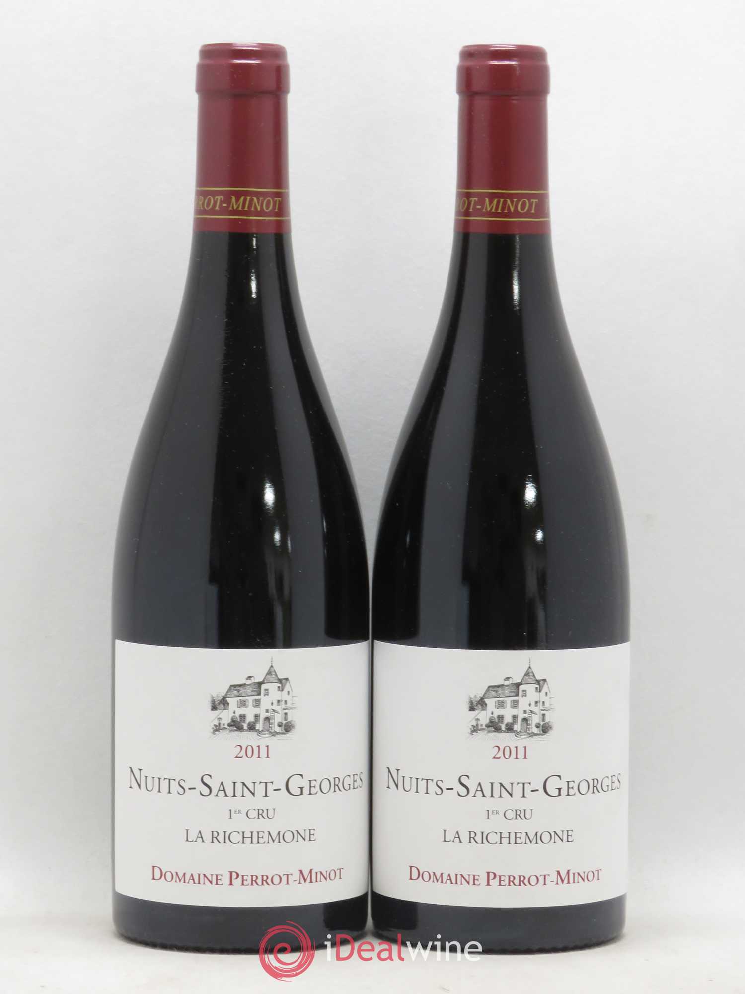 Nuits-Saint-Georges 1er Cru La Richemone Vieilles Vignes Perrot-Minot 2011 - Lot de 2 bouteilles - 0