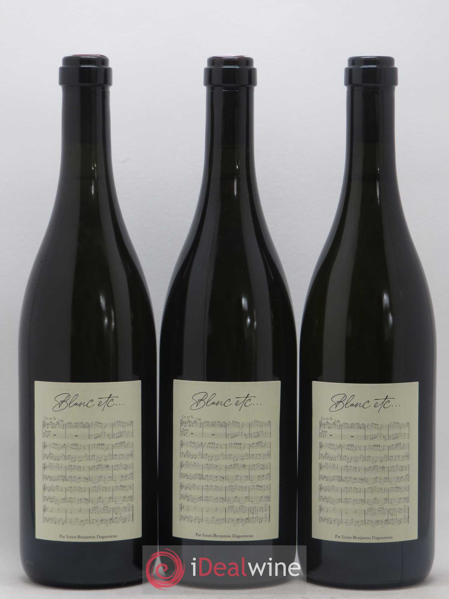 Vin de France Blanc Etc Dagueneau (Domaine Didier - Louis-Benjamin) 2018 - Lot de 3 bouteilles - 0