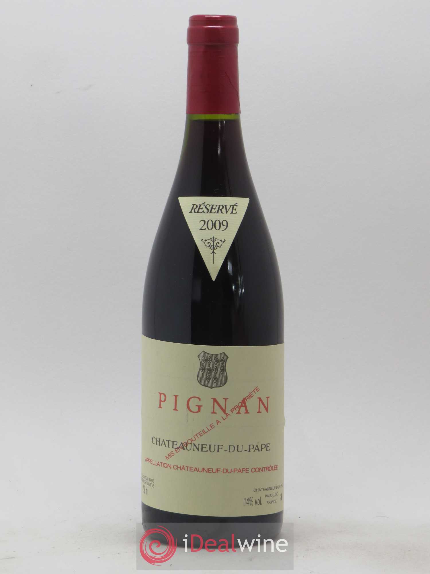 Châteauneuf-du-Pape Pignan Emmanuel Reynaud 2009 - Lot de 1 bouteille - 0
