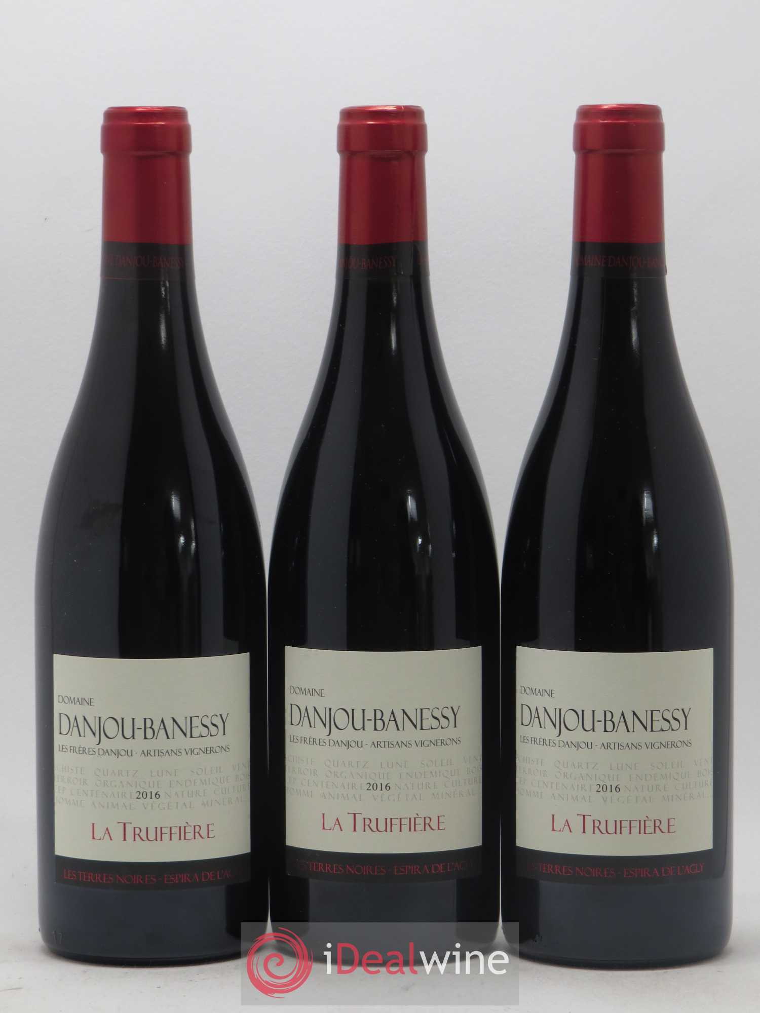 Côtes Catalanes (VDP des Côtes Catalanes) La Truffiere Domaine Danjou Banessy 2016 - Posten von 3 Flaschen - 0