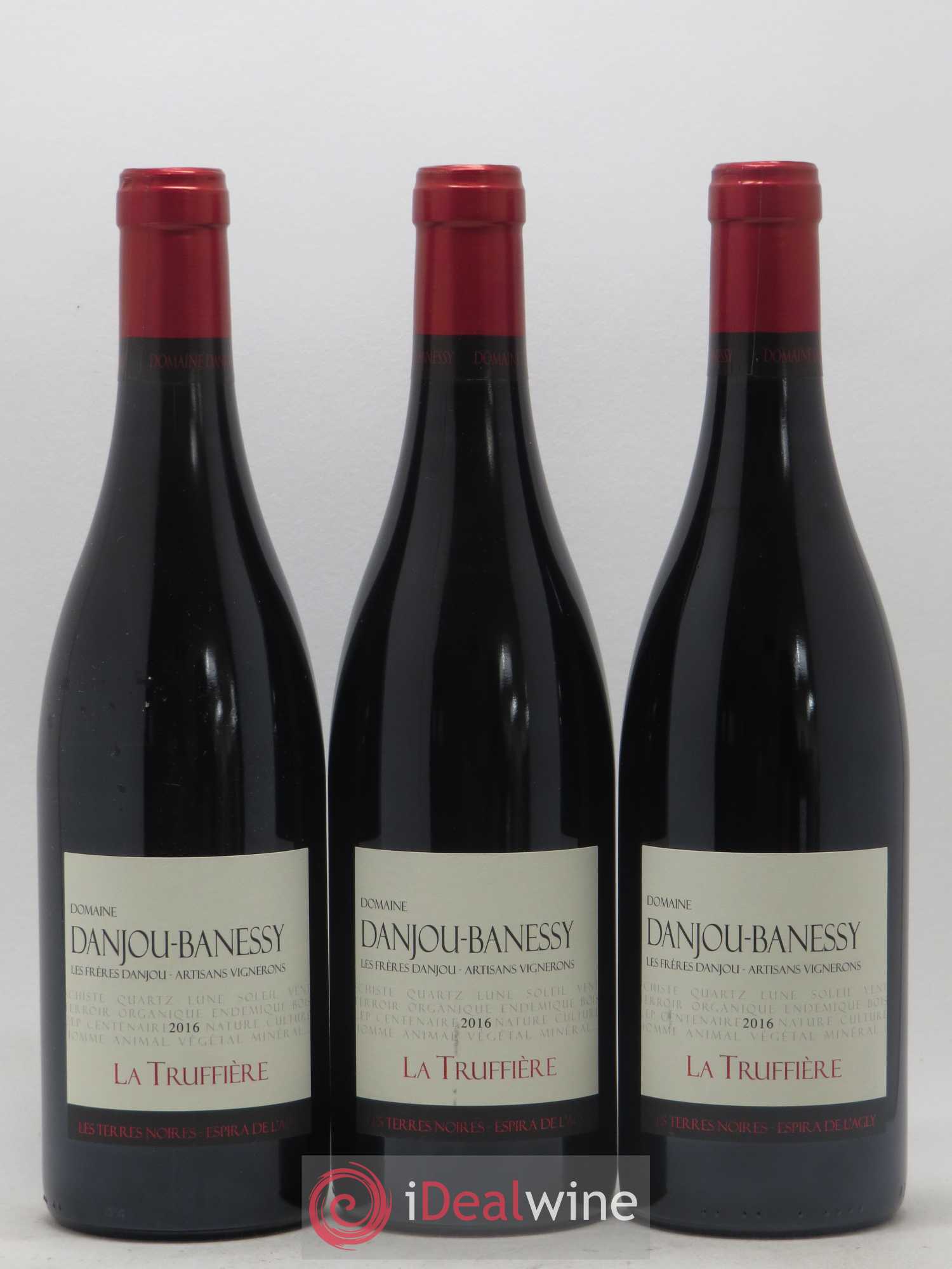 Côtes Catalanes (VDP des Côtes Catalanes) La Truffiere Domaine Danjou Banessy 2016 - Posten von 3 Flaschen - 0