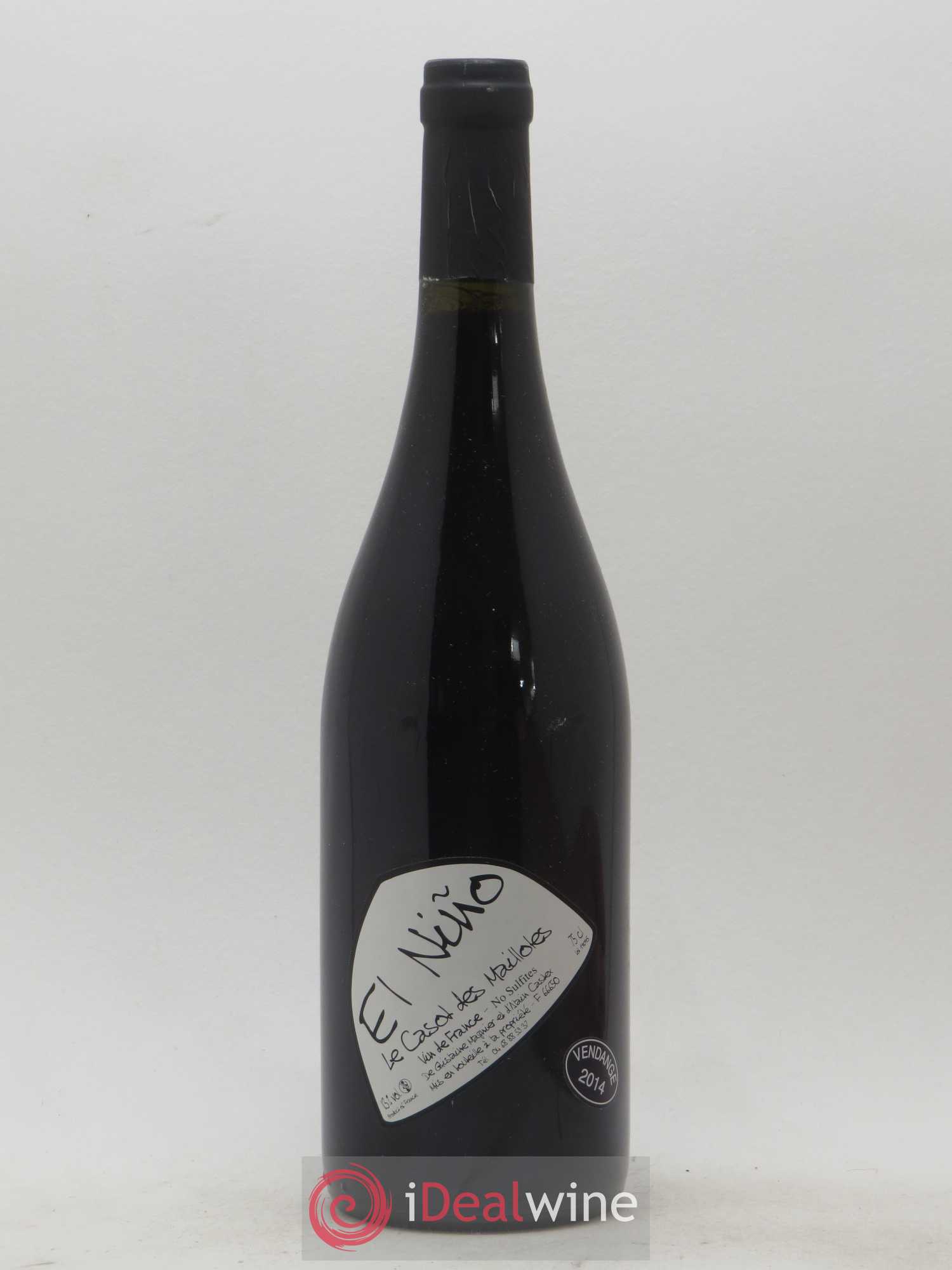 Vin de France El Nino Le Casot des Mailloles 2014 - Lot de 1 bouteille - 0
