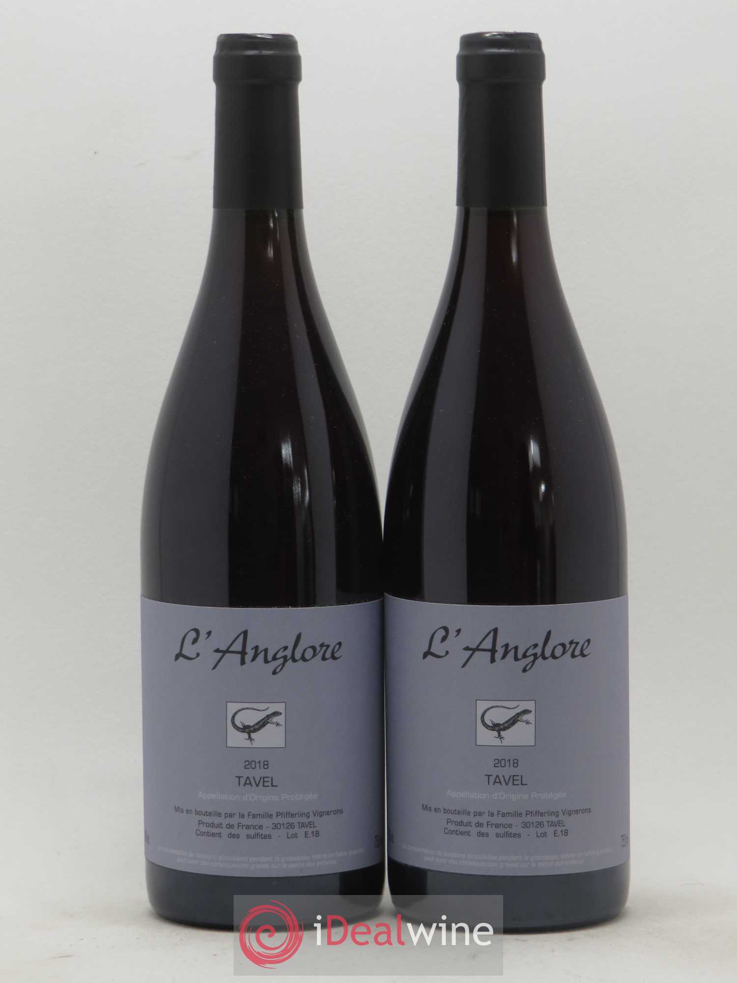 Tavel L'Anglore 2018 - Posten von 2 Flaschen - 0