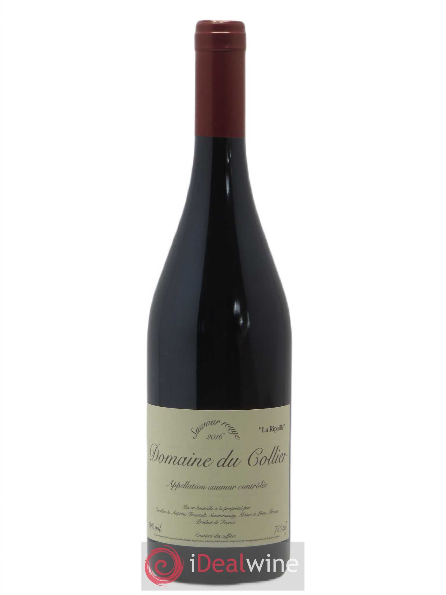 Saumur La Ripaille Domaine du Collier 2016 - Lot de 1 bouteille - 0