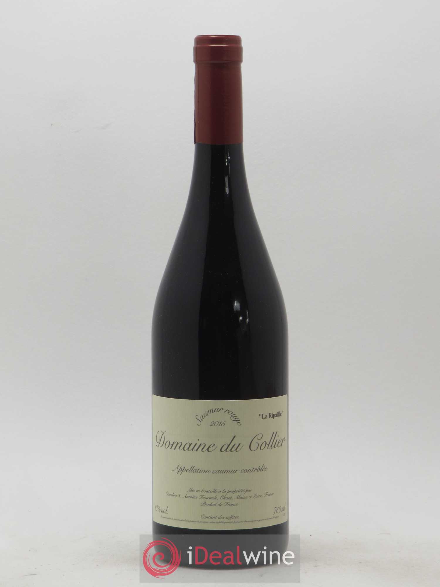 Saumur La Ripaille Domaine du Collier 2015 - Lot de 1 bouteille - 0