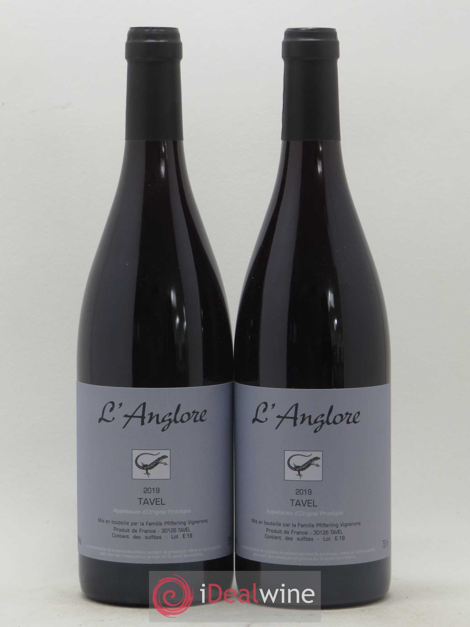 Tavel L'Anglore 2019 - Posten von 2 Flaschen - 0